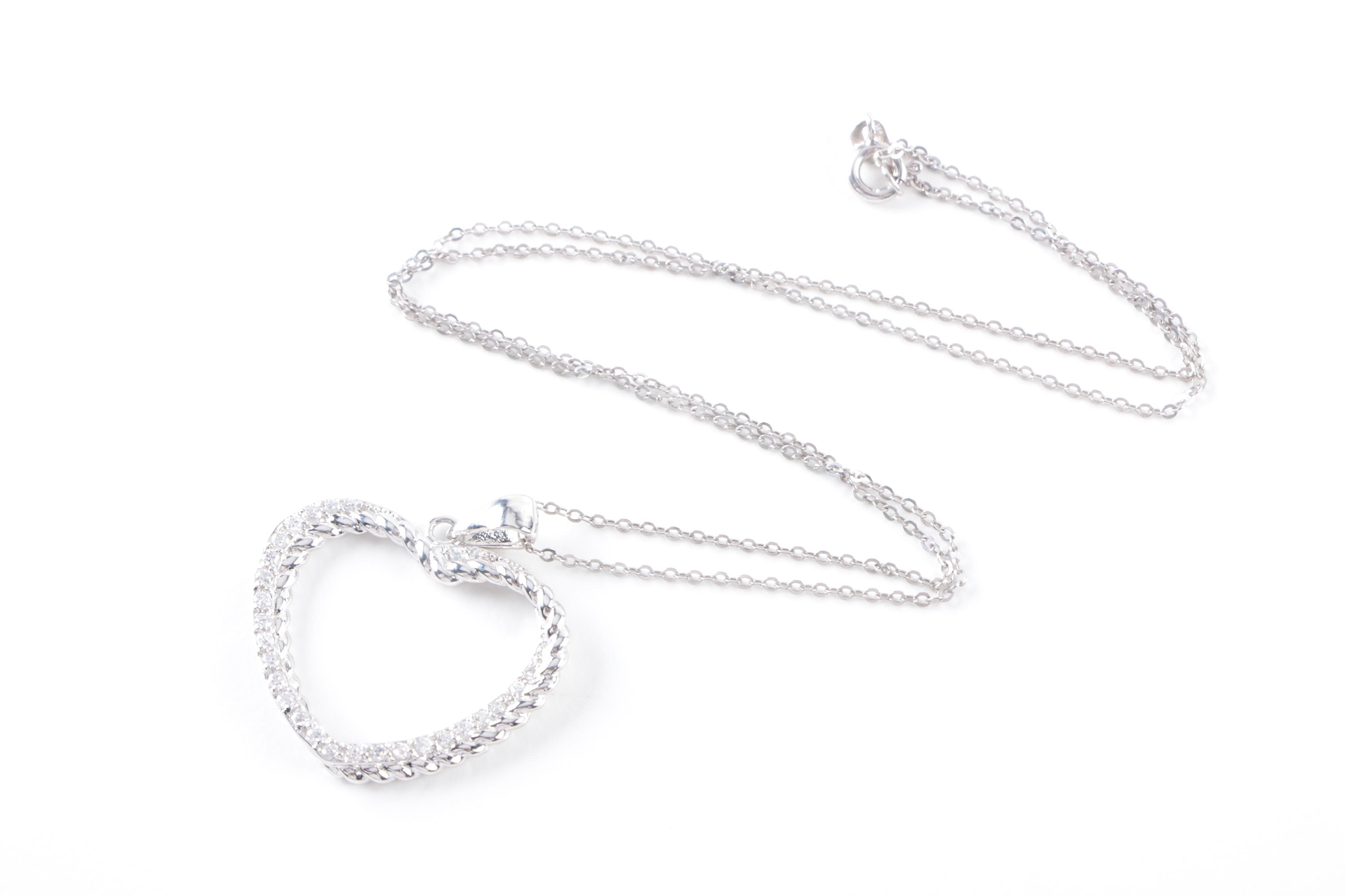 Sterling Silver Heart Themed Jewelry