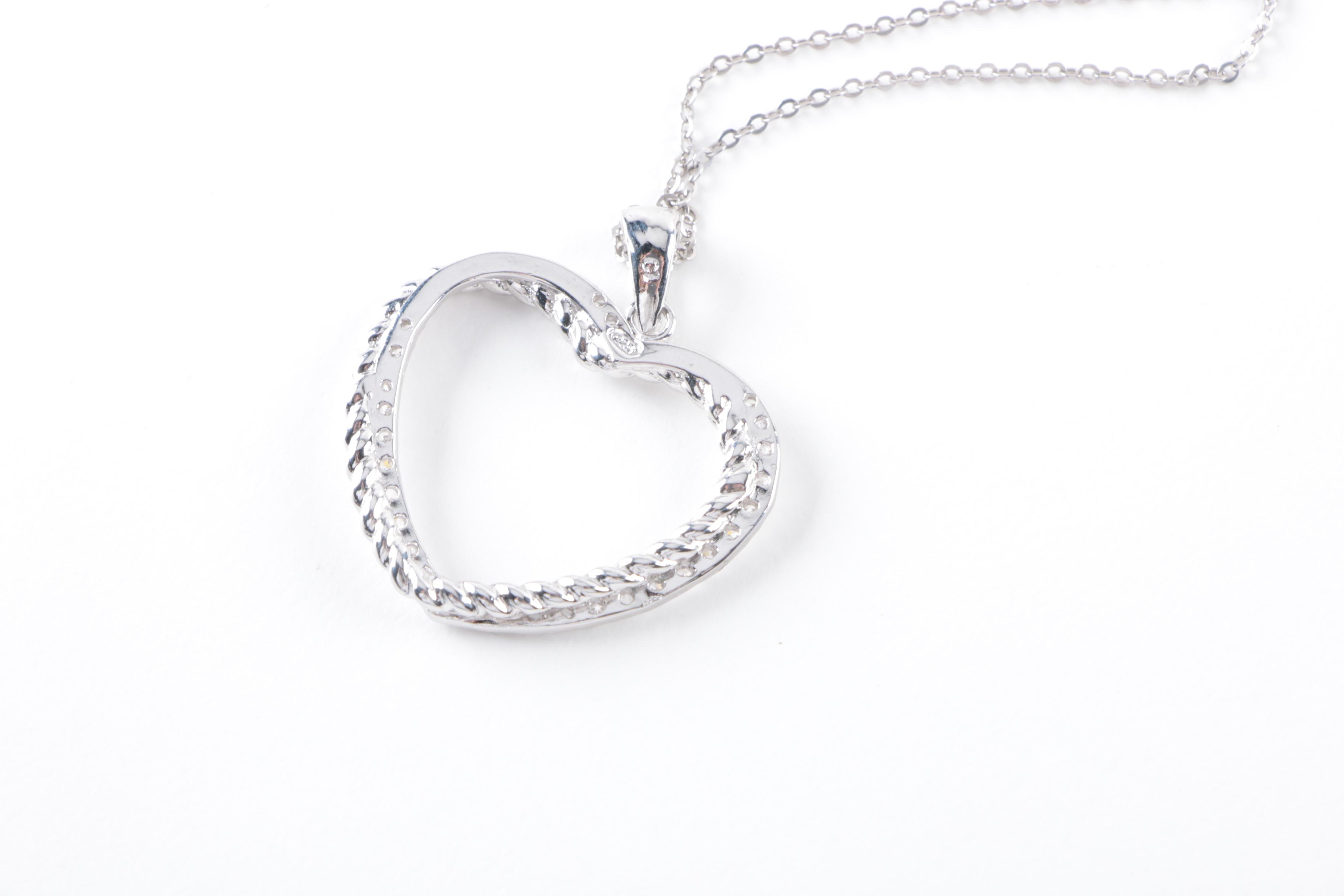 Sterling Silver Heart Themed Jewelry