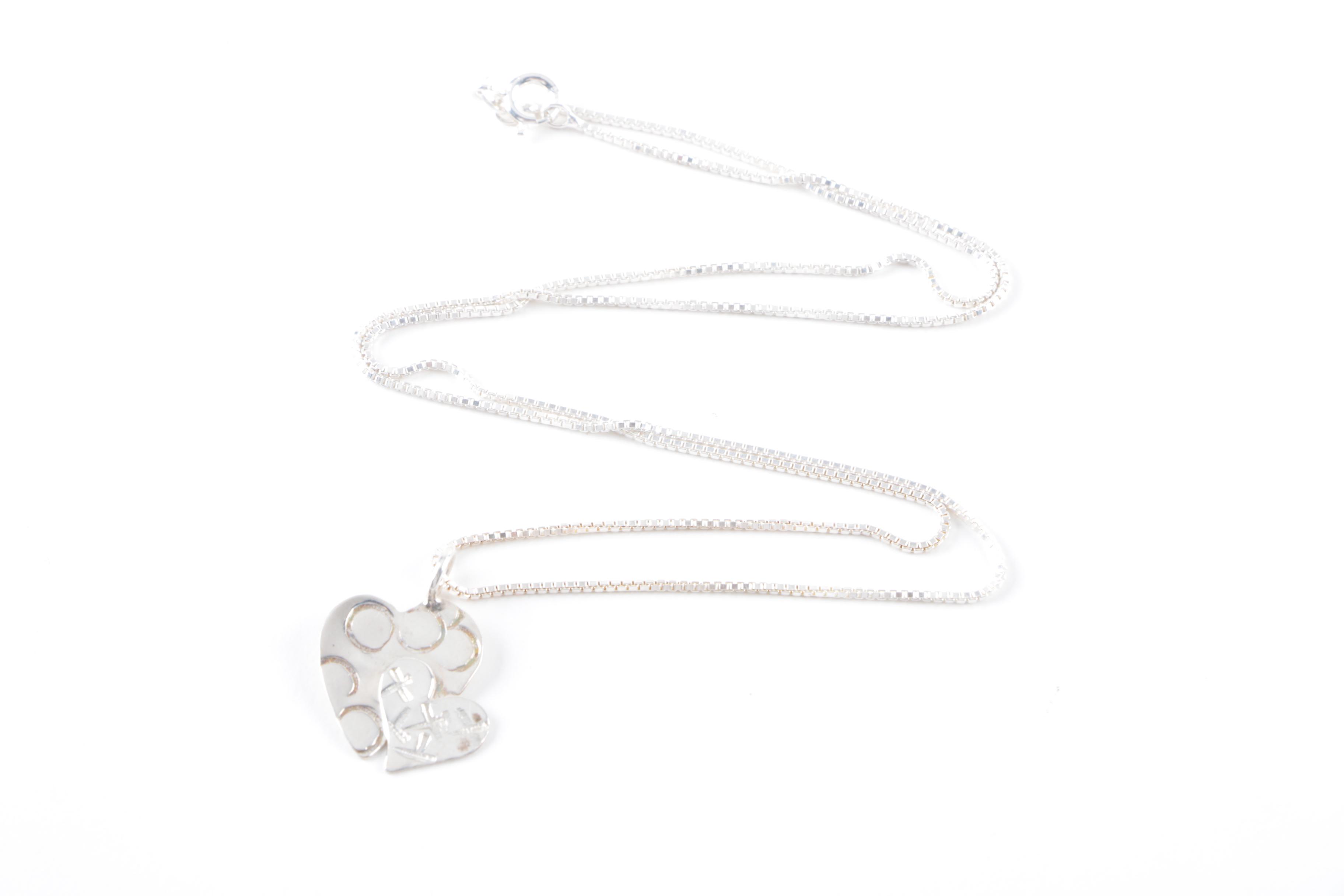 Sterling Silver Heart Themed Jewelry