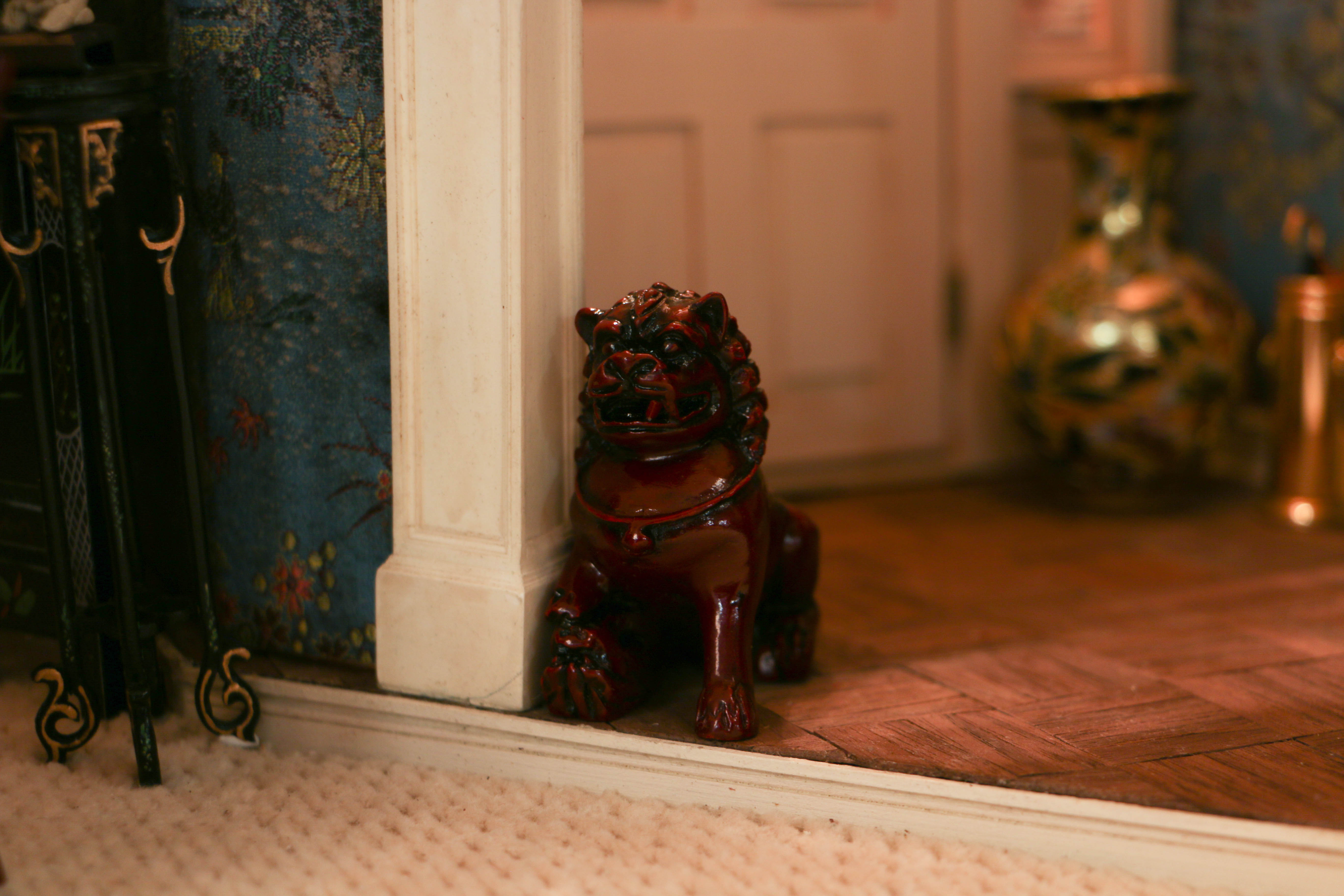 Vintage Miniature Chinoiserie Dining Room From The Charles Tebelman Collection