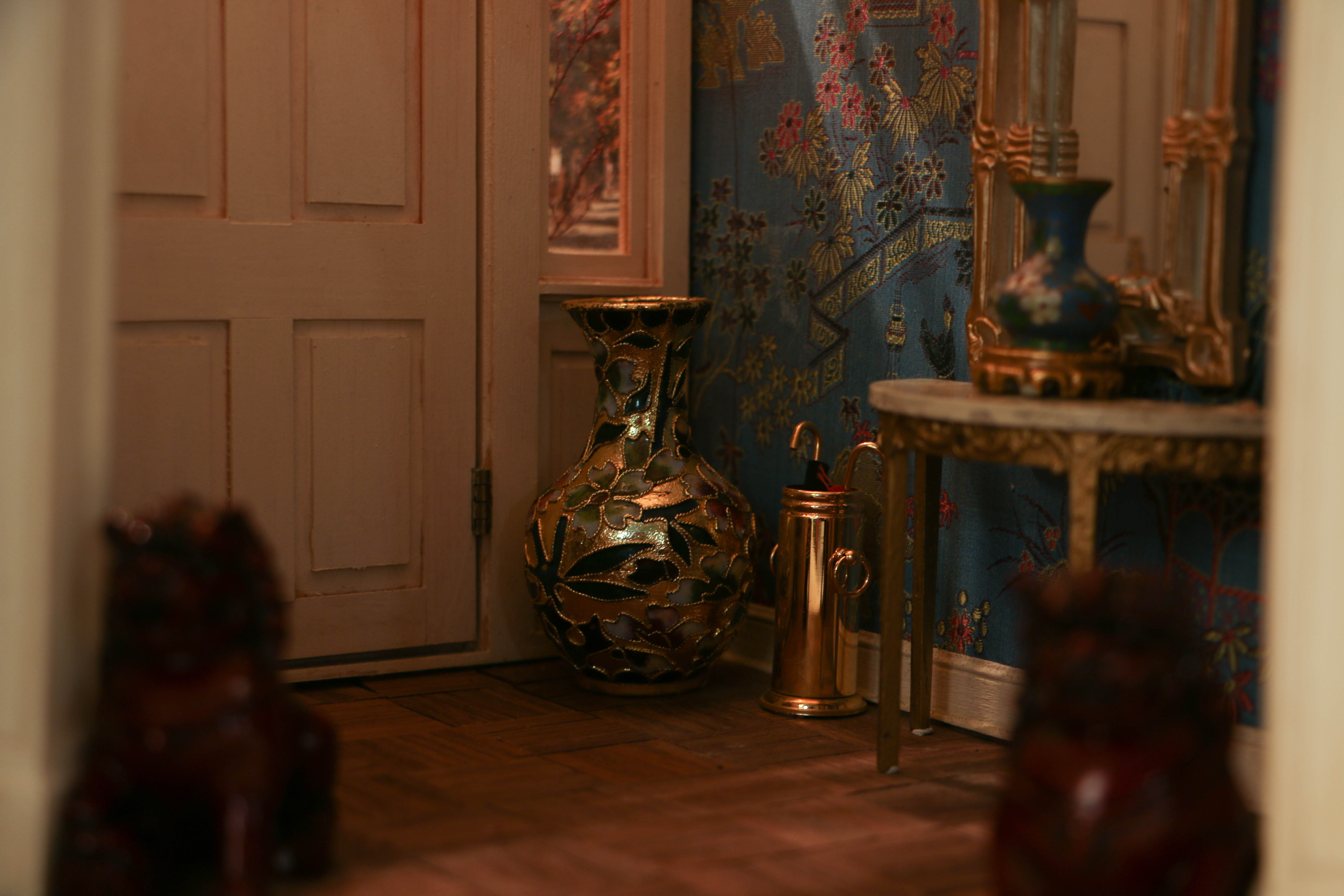 Vintage Miniature Chinoiserie Dining Room From The Charles Tebelman Collection