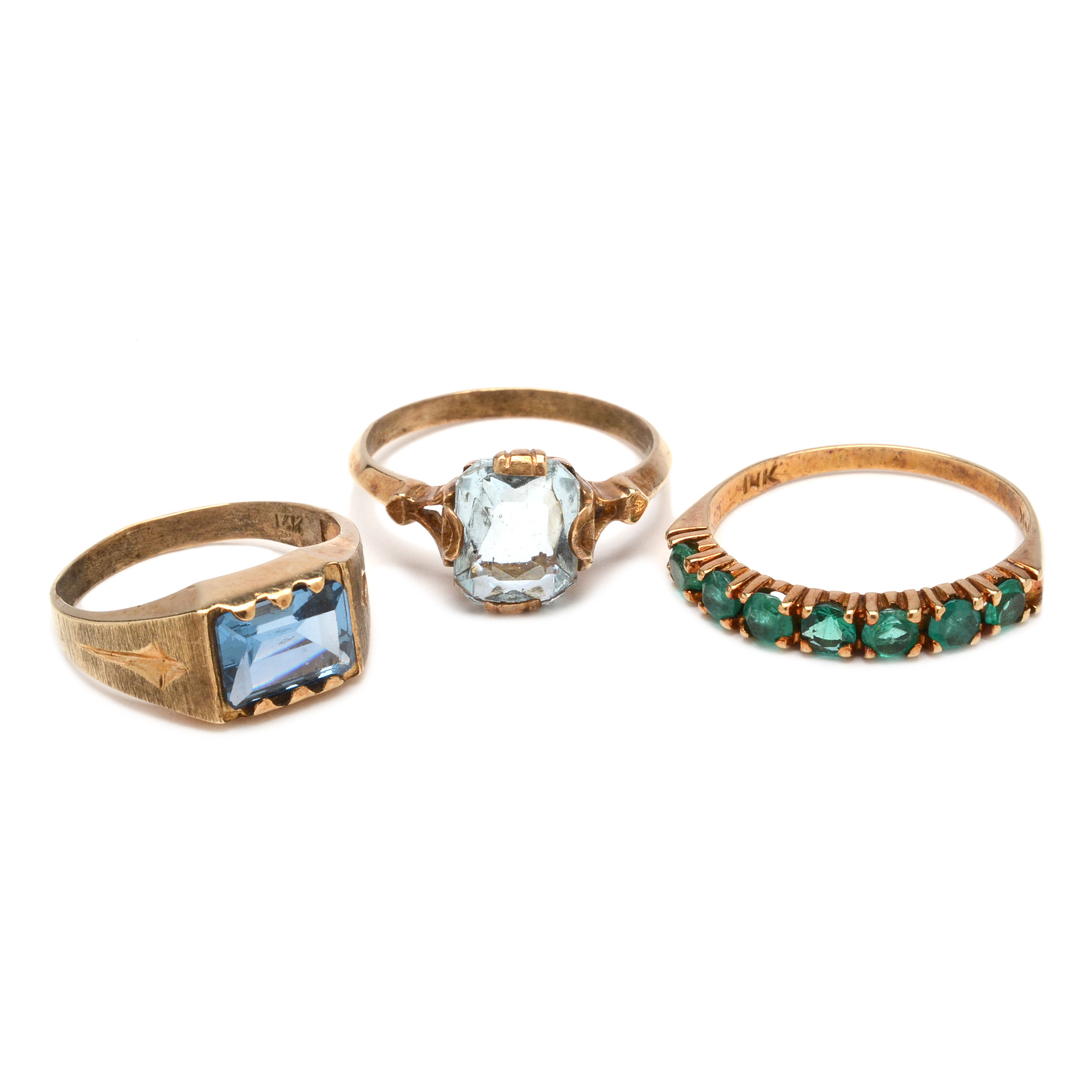 14K Yellow Gold Rings