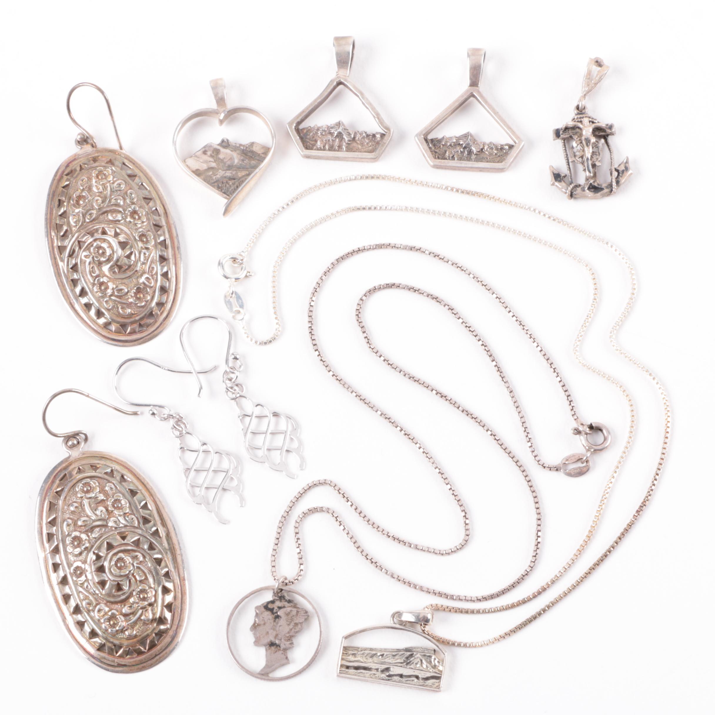 Selection of Sterling Silver Jewelry