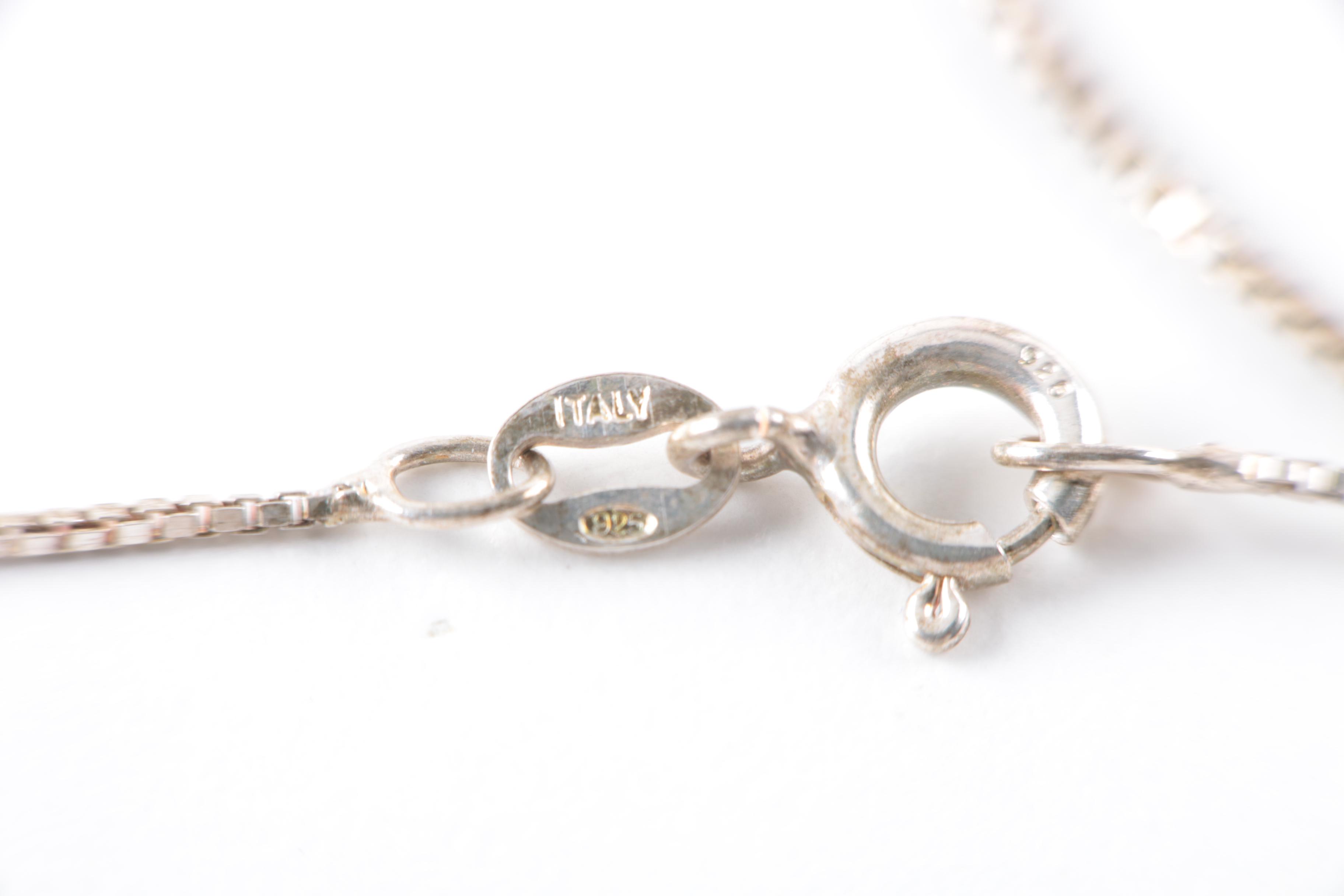 Sterling Silver Religious Necklaces, Earrings and Pendants