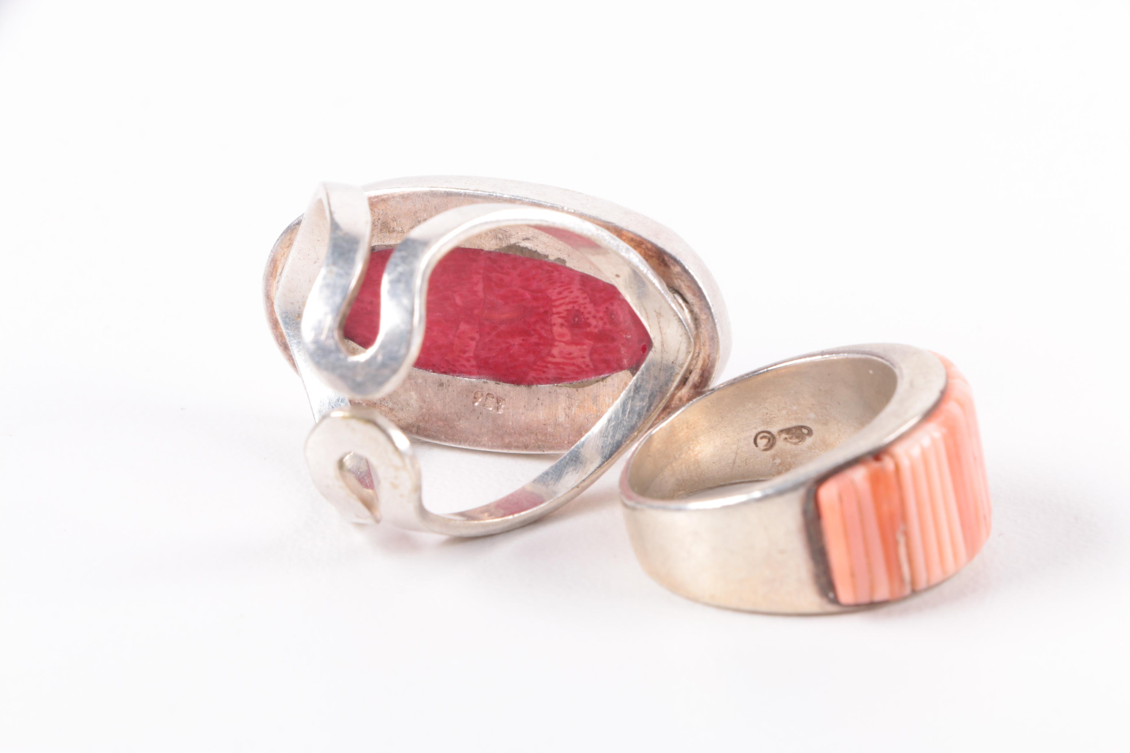 Sterling Silver Rings and Necklace