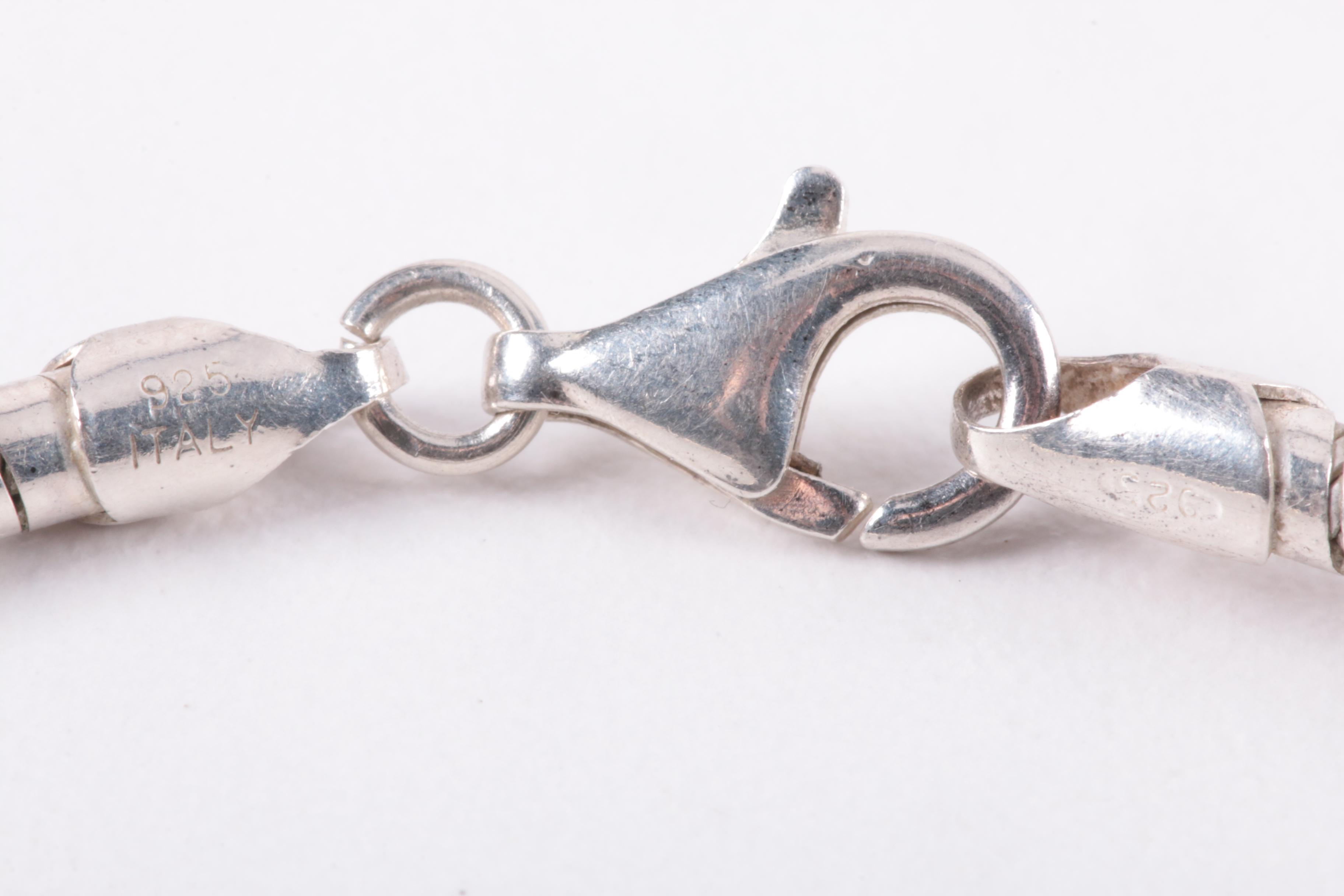 Sterling Silver Rings and Necklace