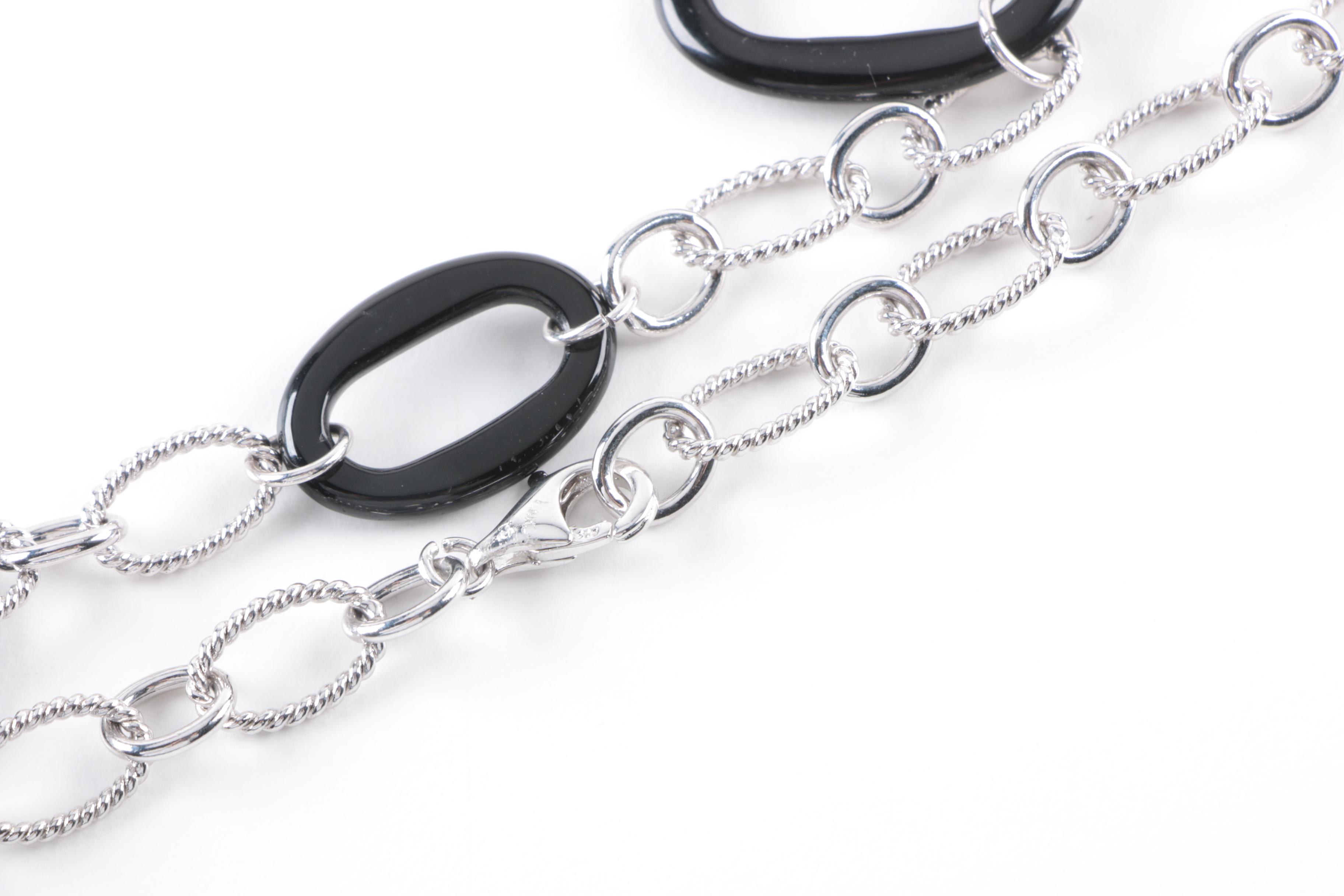 Sterling Silver Necklaces and Earrings