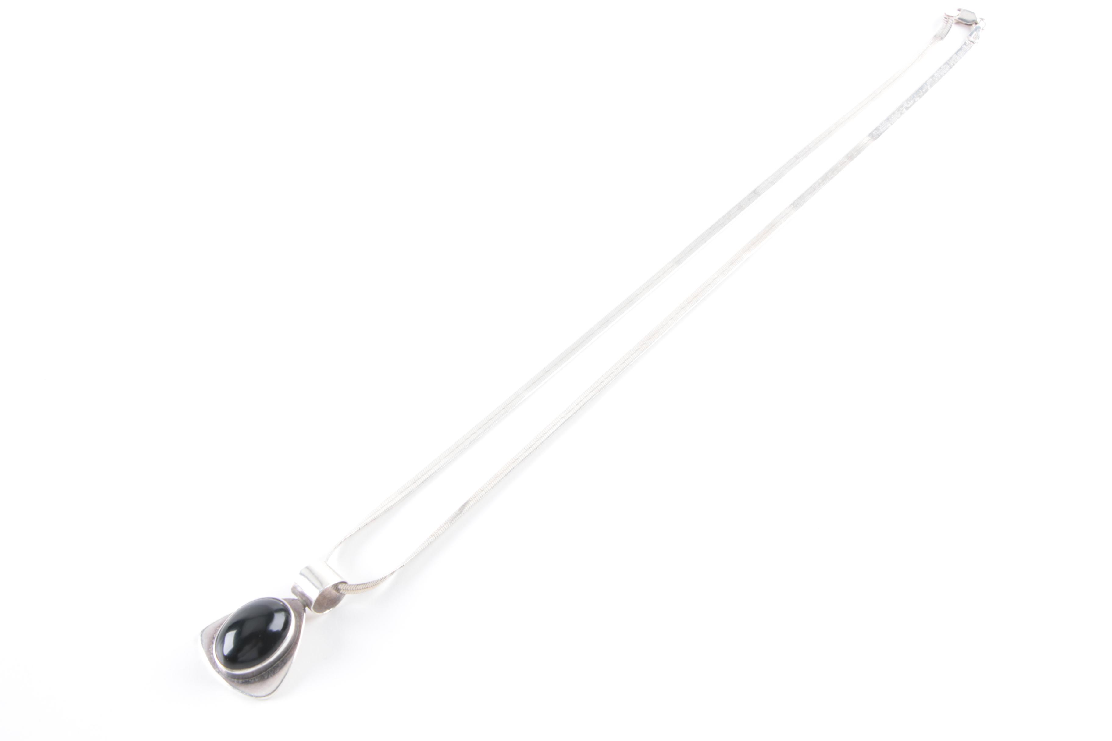 Sterling Silver Necklaces and Earrings