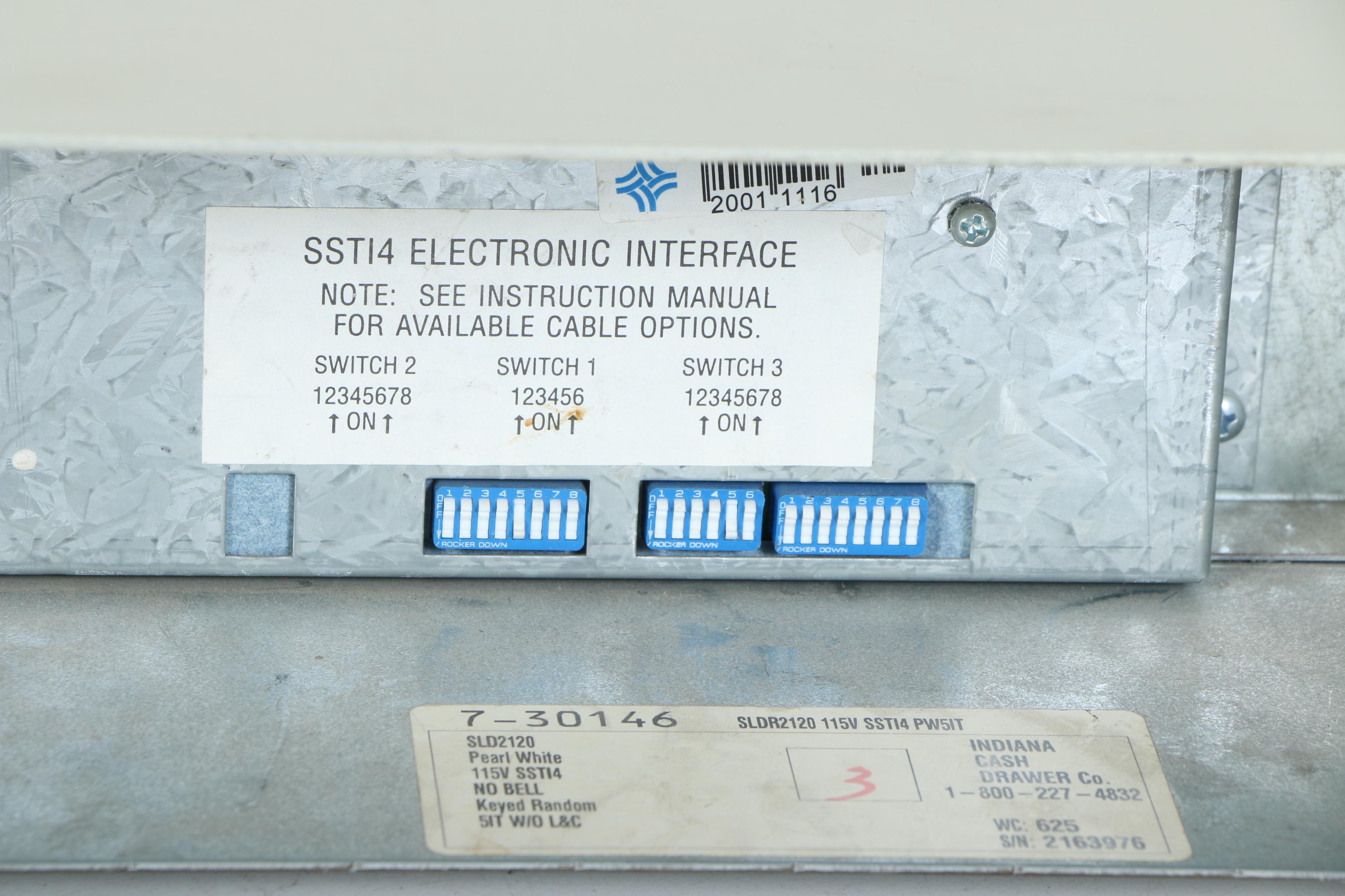 Indiana Cash Drawer Co. Cash Register With Electronic Interface