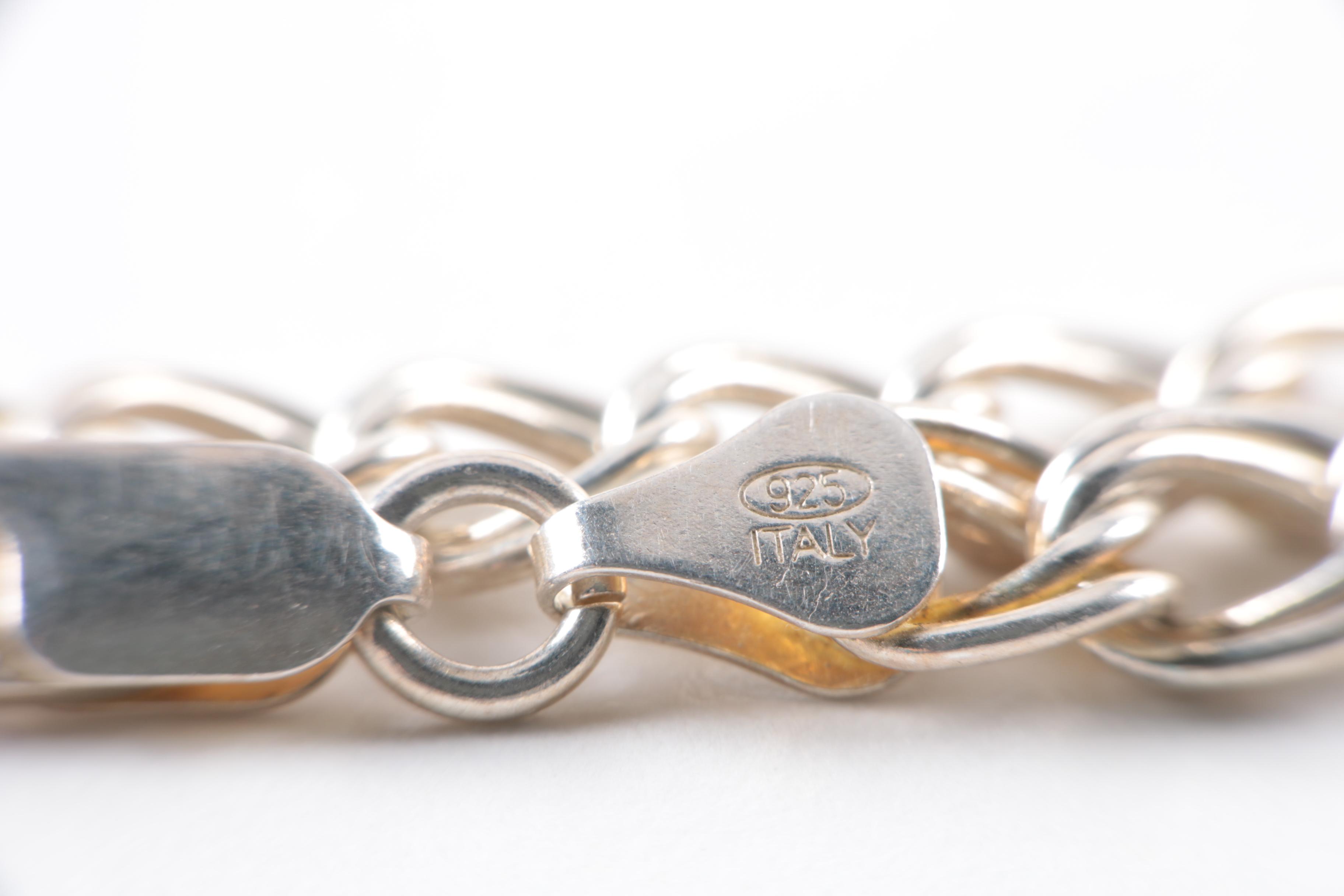 Grouping of Sterling Silver Necklaces and Bracelets