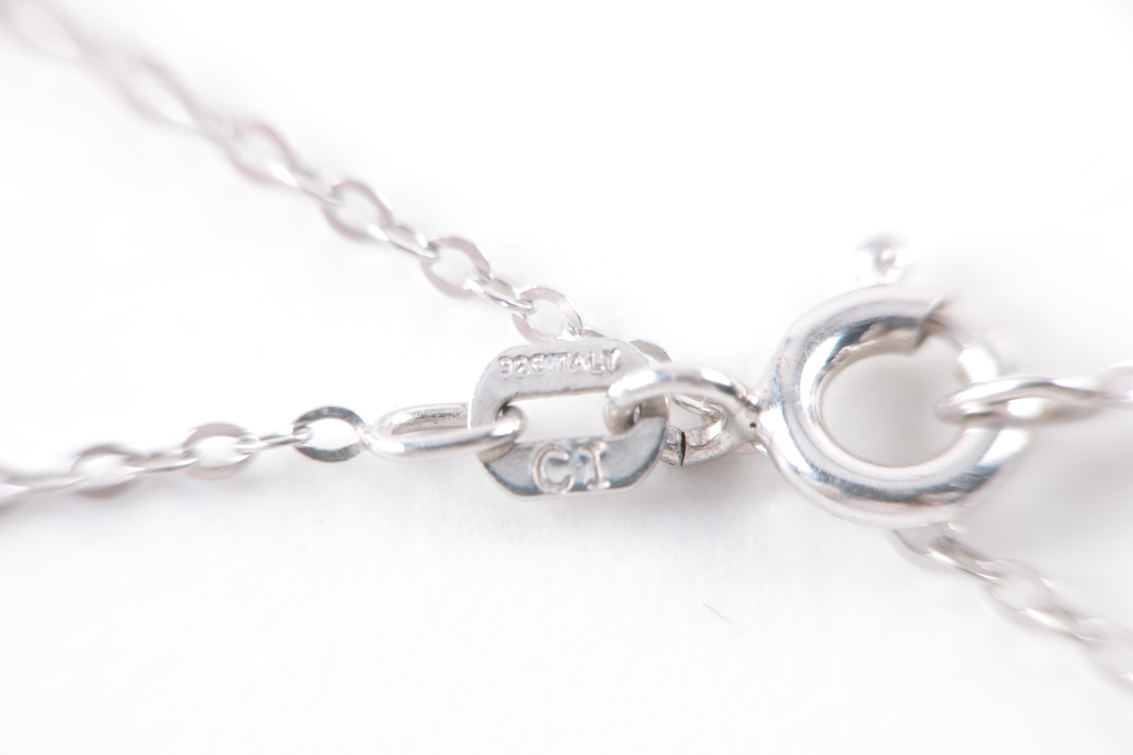 Grouping of Sterling Silver Necklaces and Bracelets