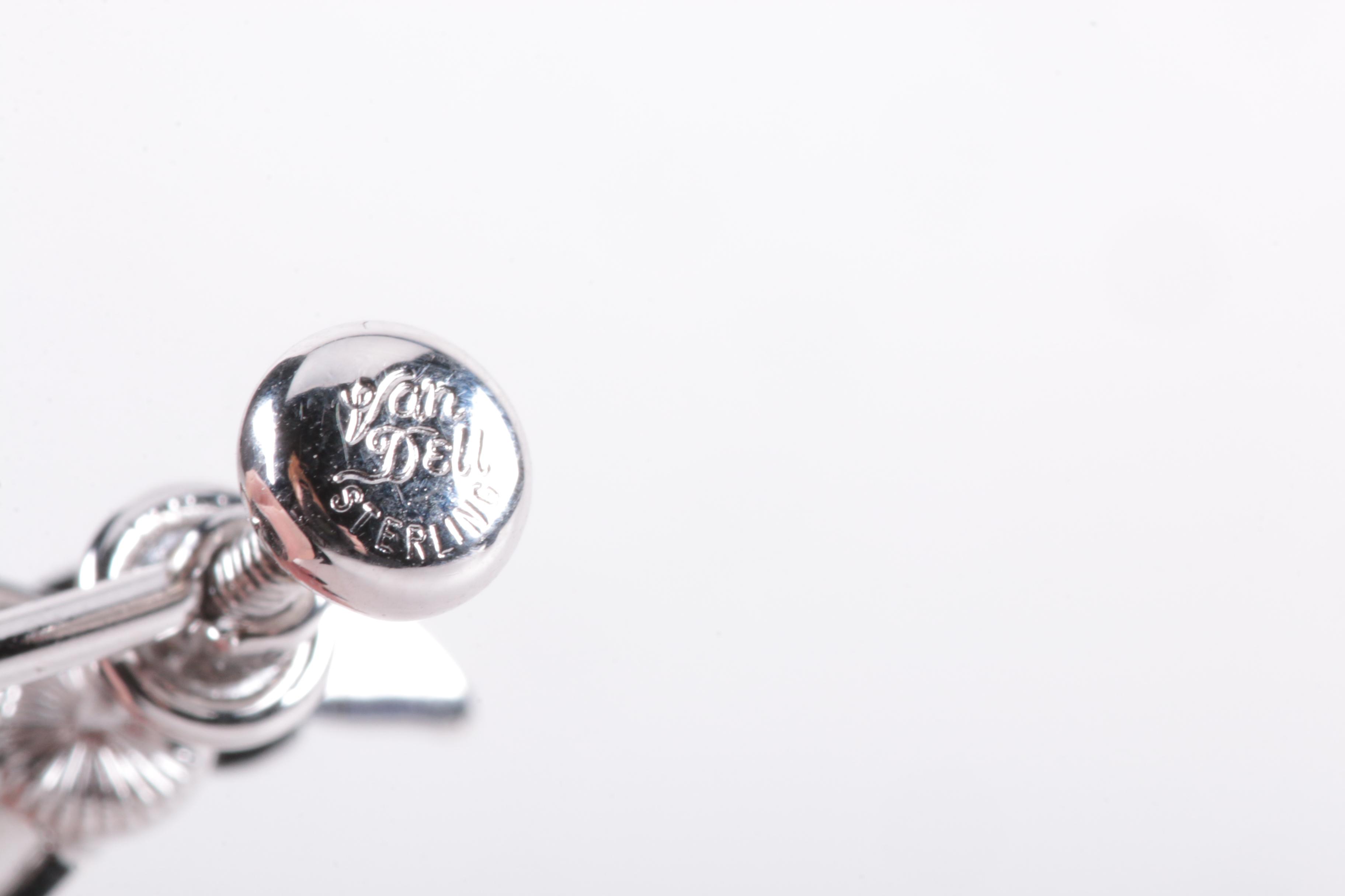 Grouping of Sterling Silver Jewelry Including Diamonds and Pearls