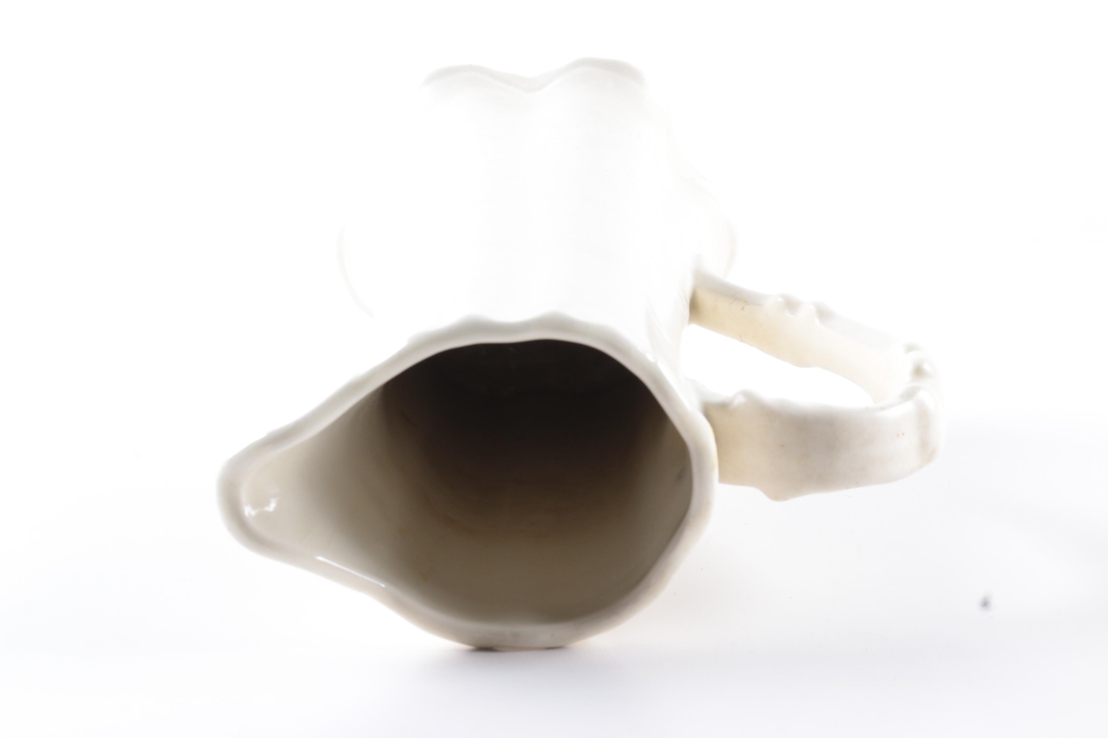 White Porcelain Pitcher