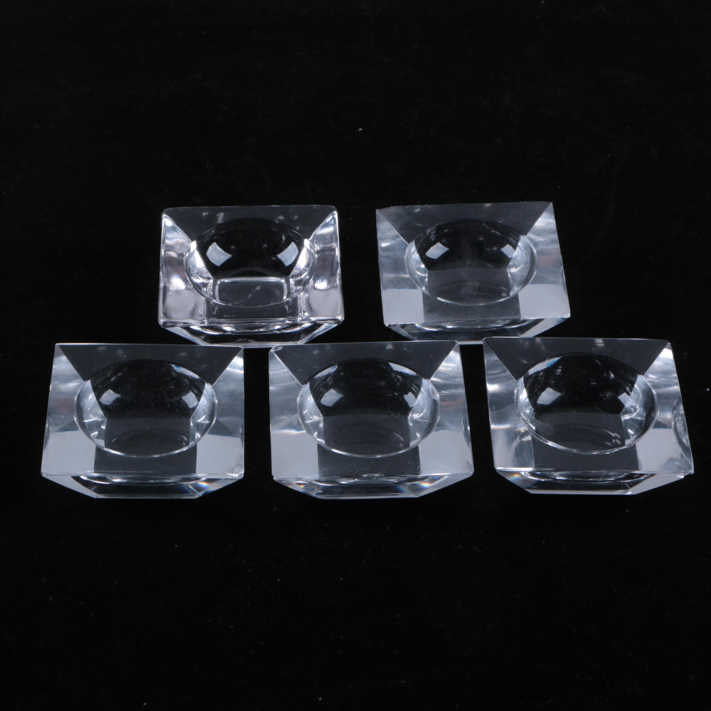 Vintage Glass Salt Bowls