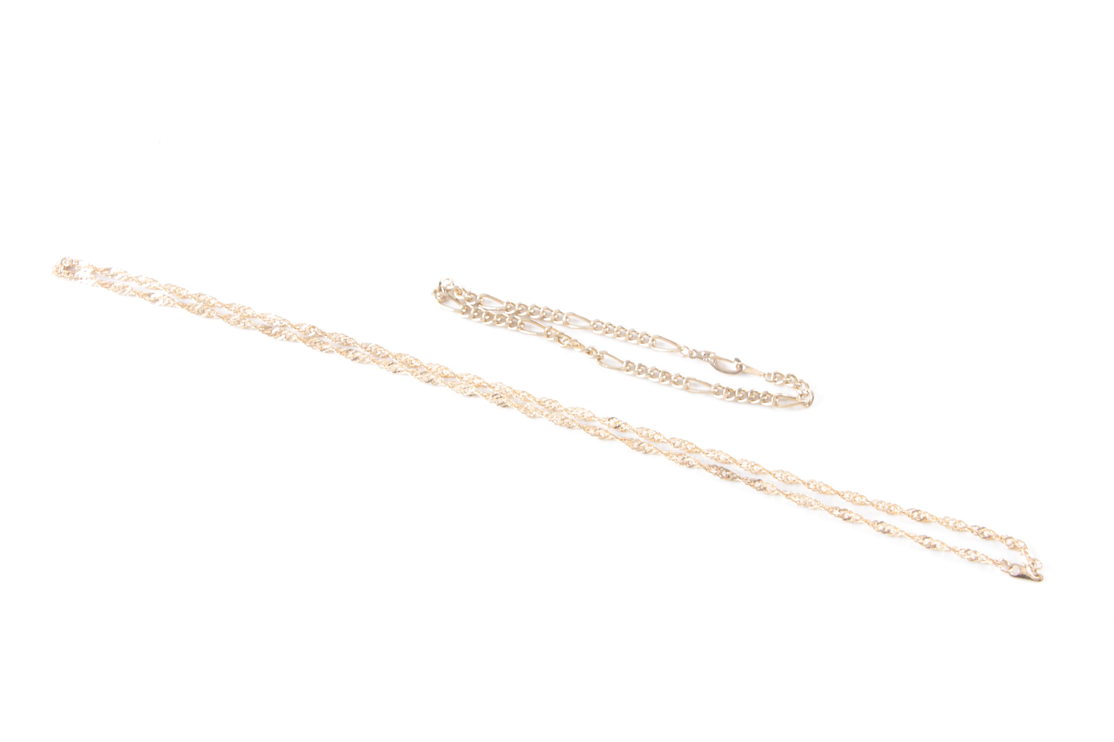 Jewelry Including 14K Yellow Gold Plated Necklaces