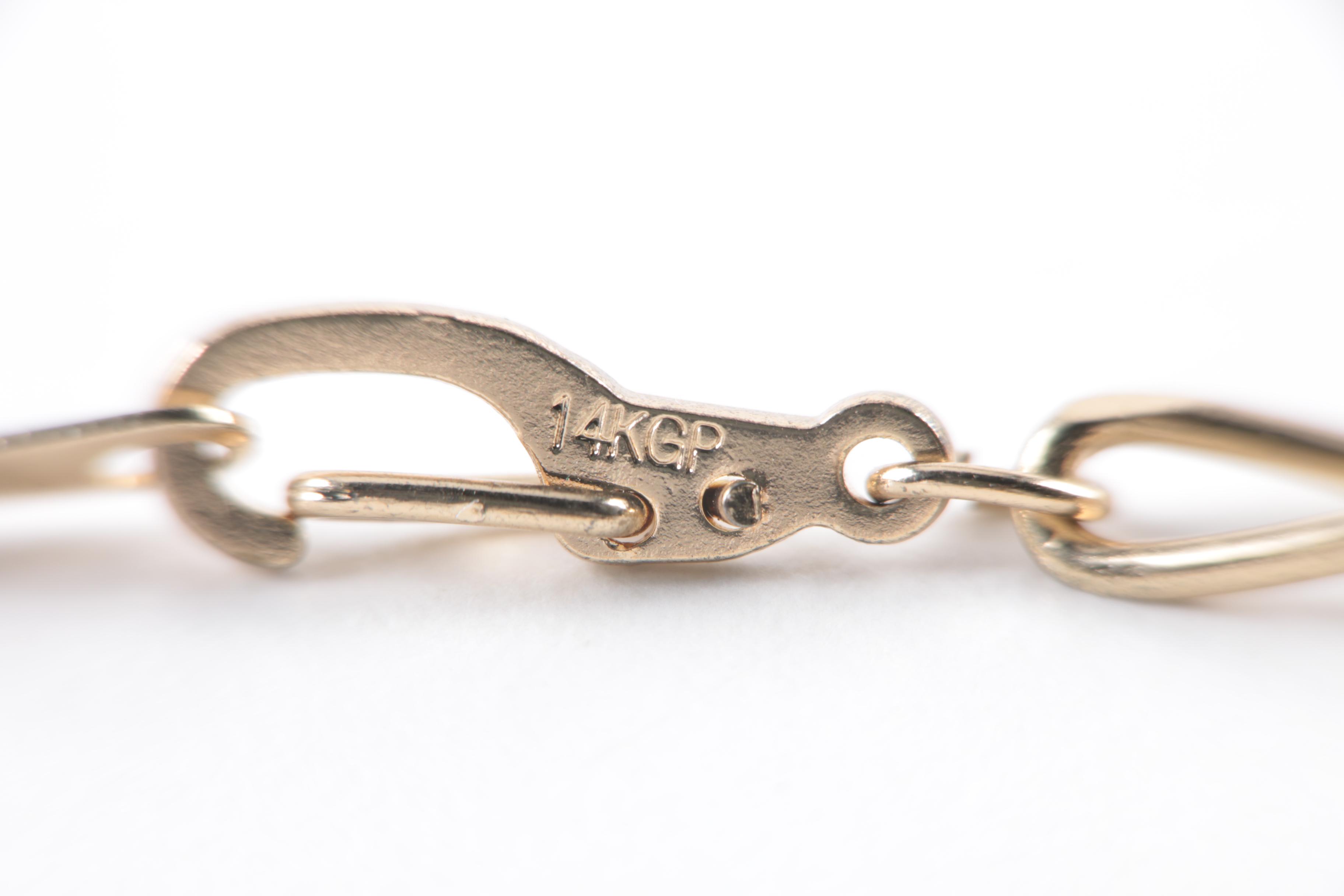 Jewelry Including 14K Yellow Gold Plated Necklaces