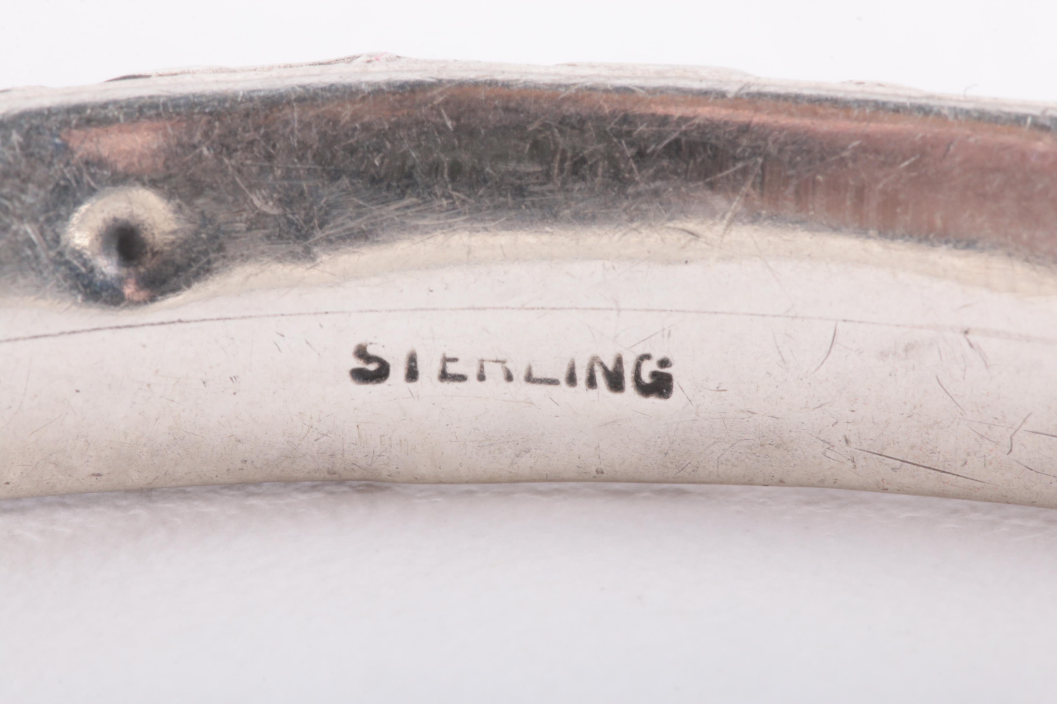 Grouping of Sterling Silver Jewelry Including Earrings