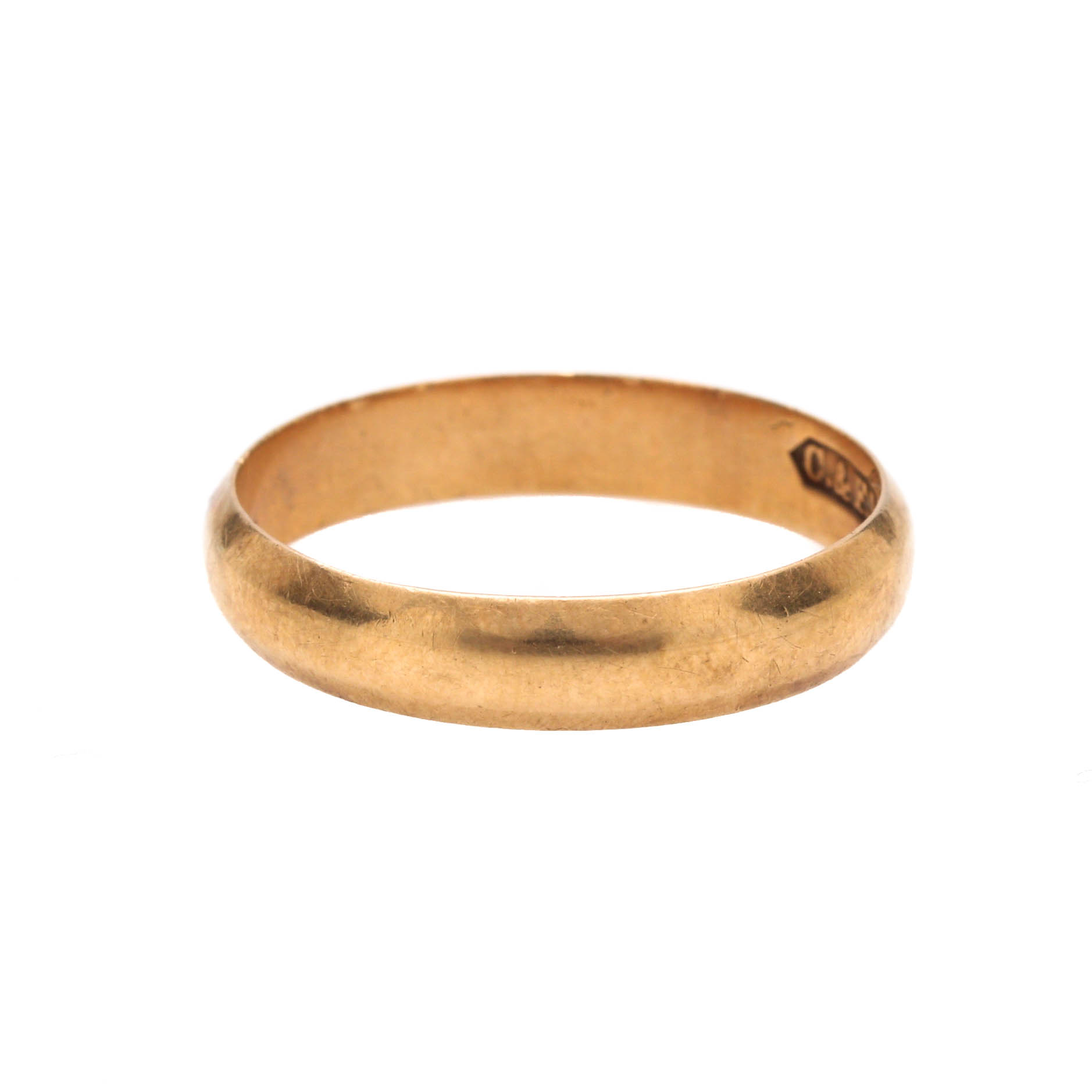18K Yellow Gold Band