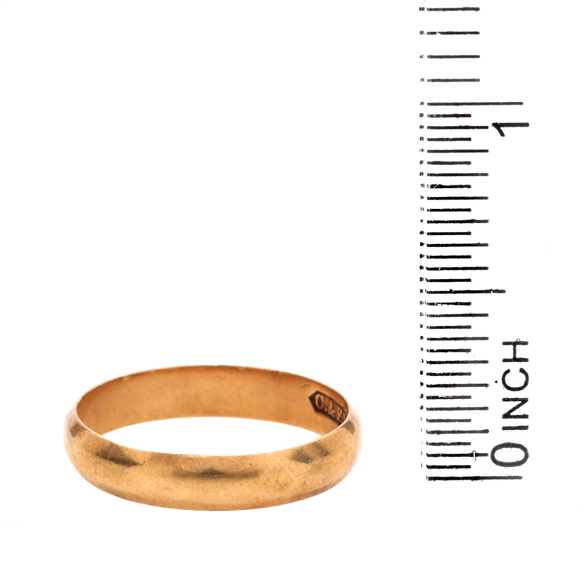 18K Yellow Gold Band