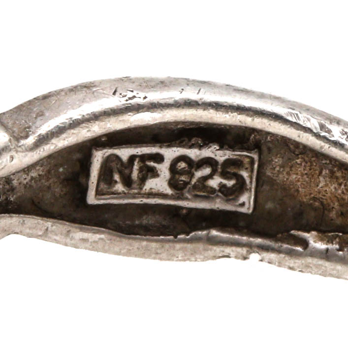 Selection of Sterling Silver Rings Including Cubic Zirconia and Glass Crystal