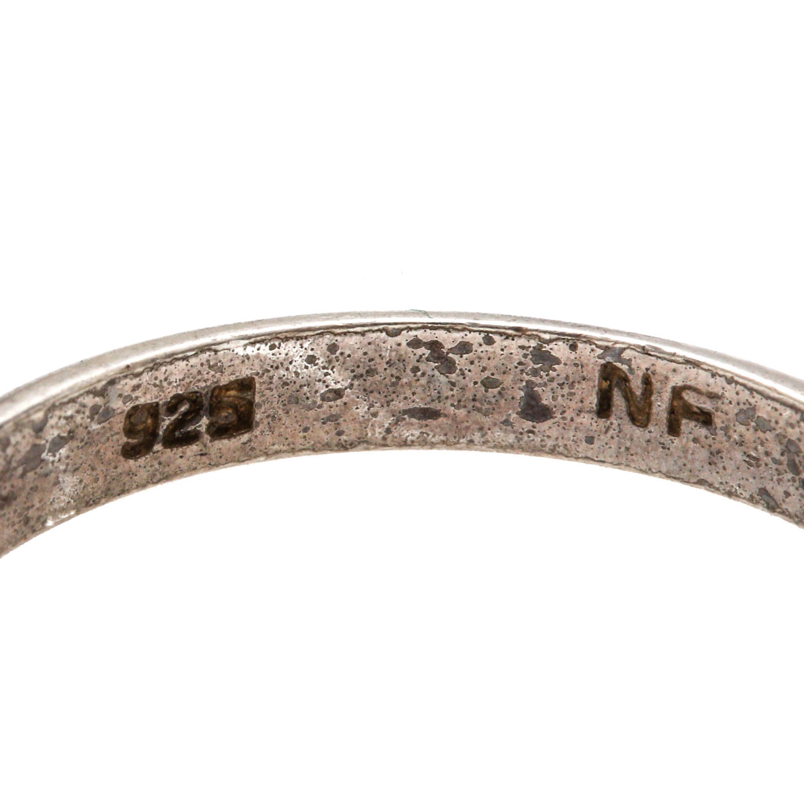 Selection of Sterling Silver Rings Including Cubic Zirconia and Glass Crystal