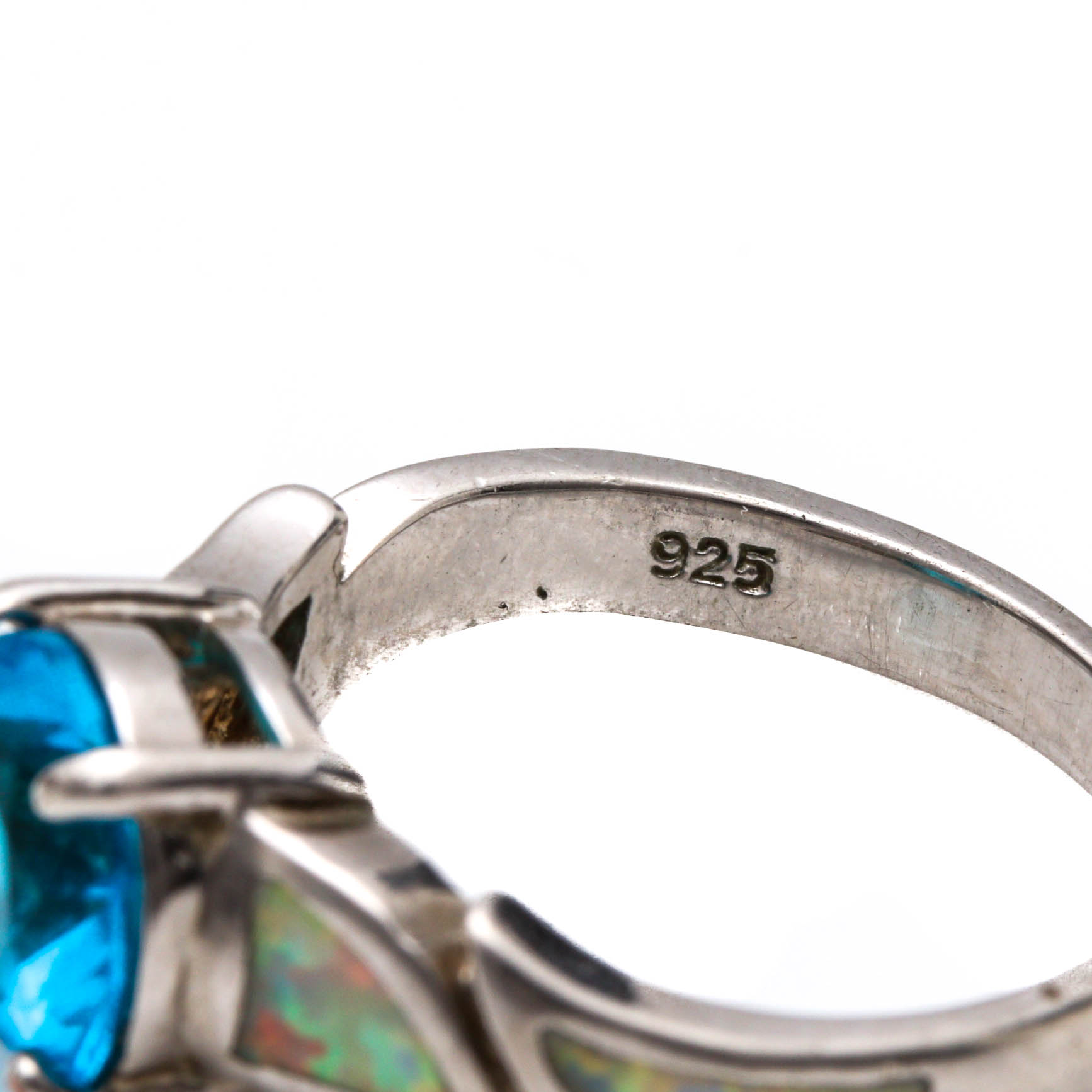 Sterling Silver Rings With Garnet and Opal