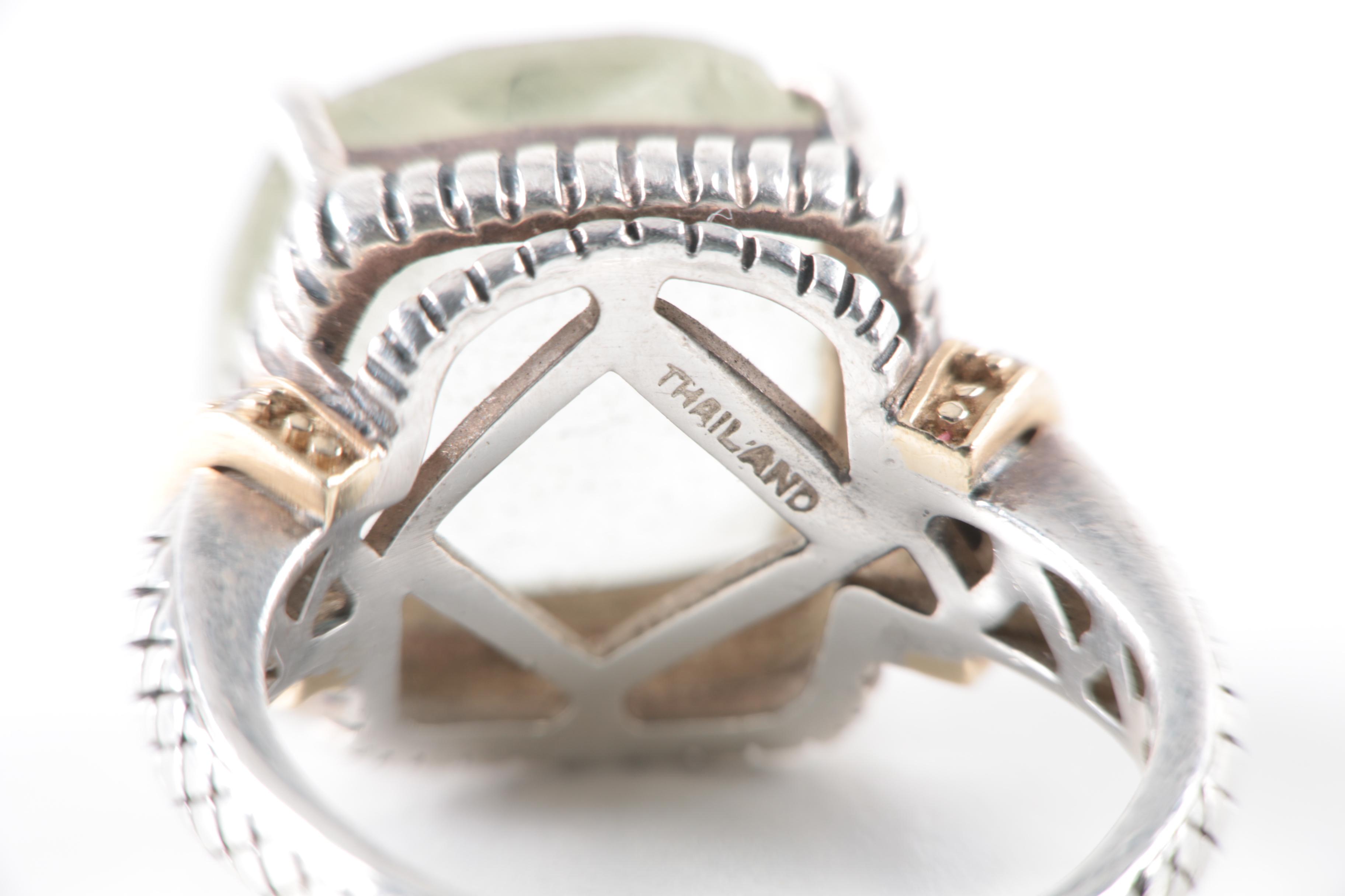 Sterling Silver Jewelry Including Cubic Zirconia