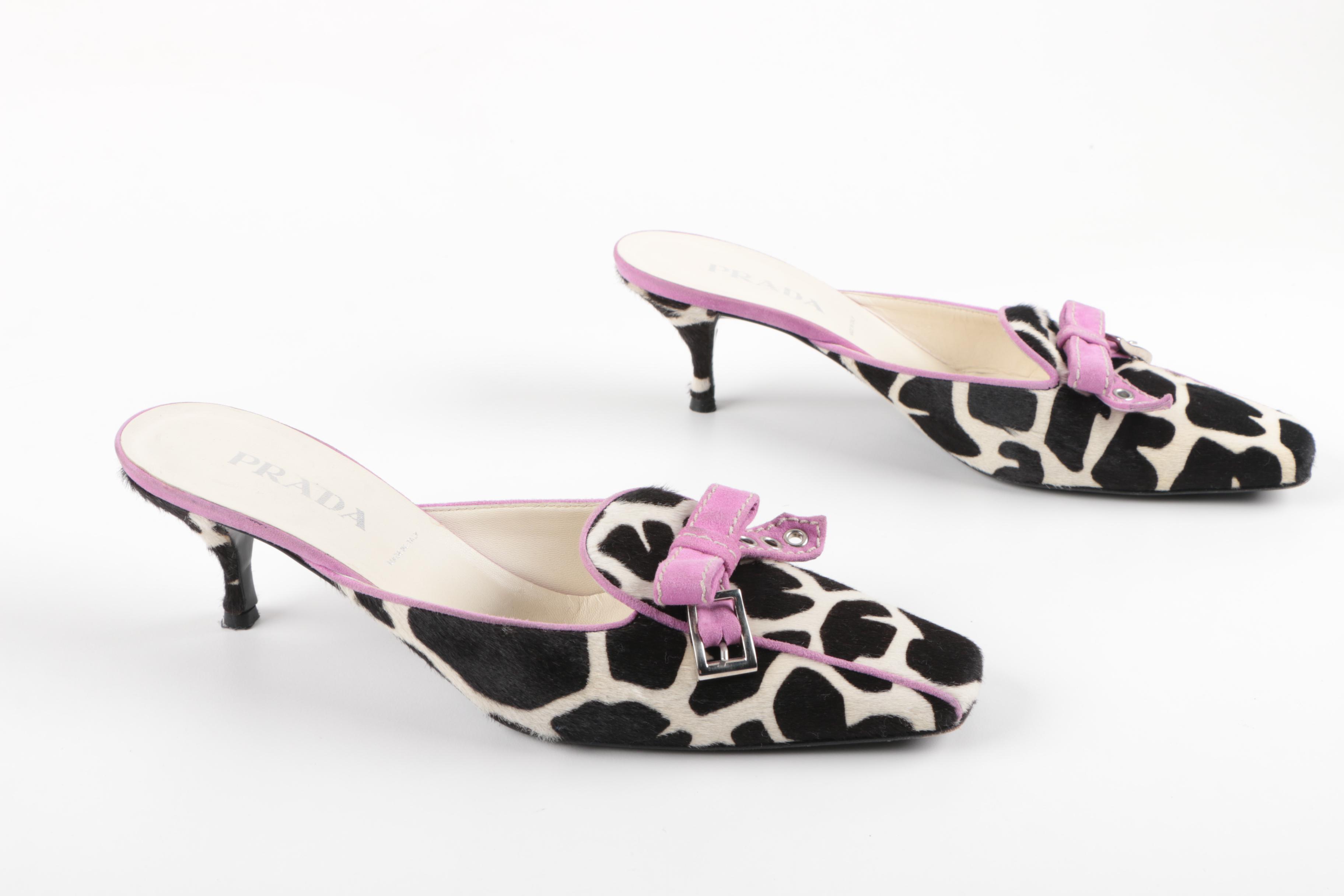 Prada Calf Hair Mules