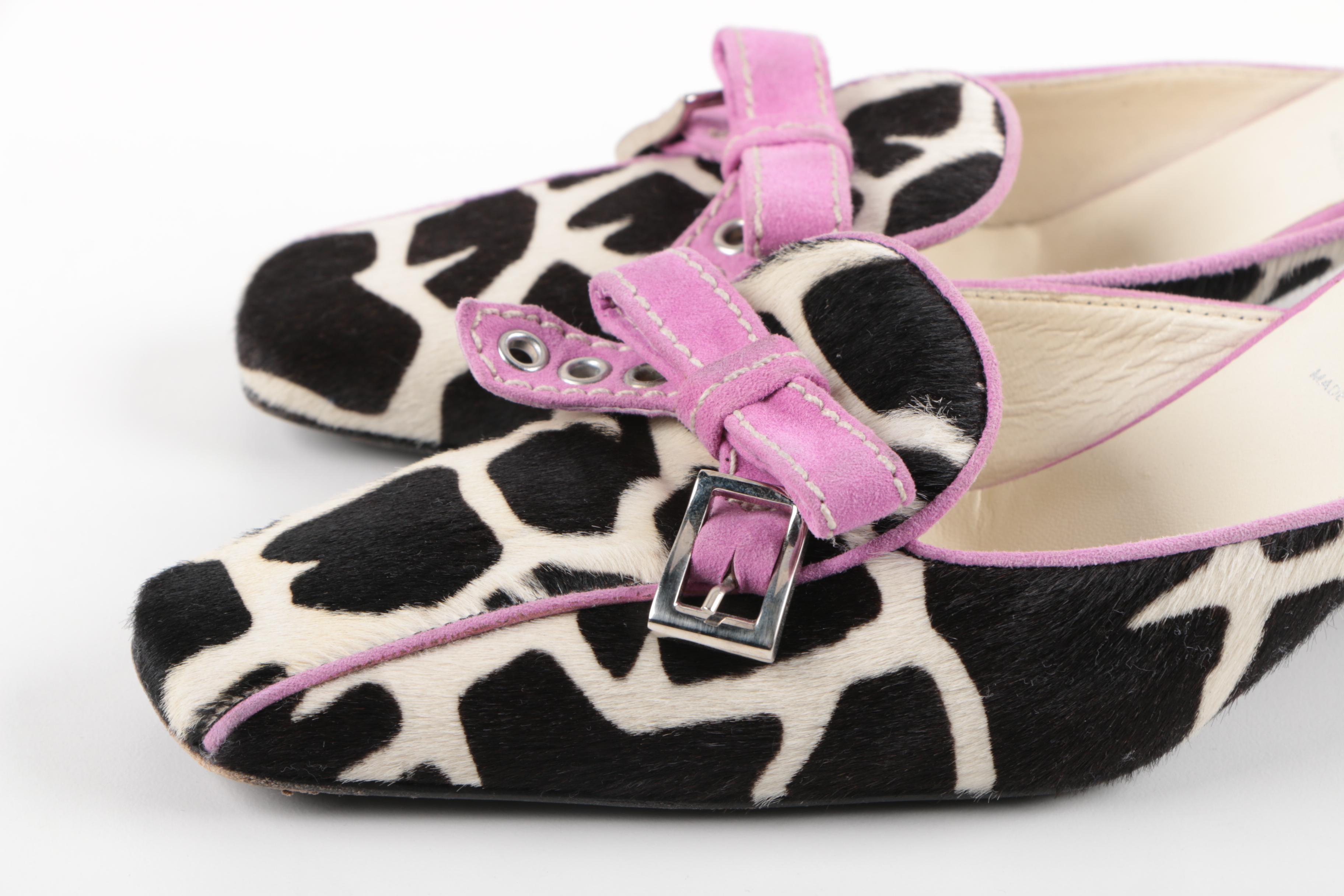 Prada Calf Hair Mules