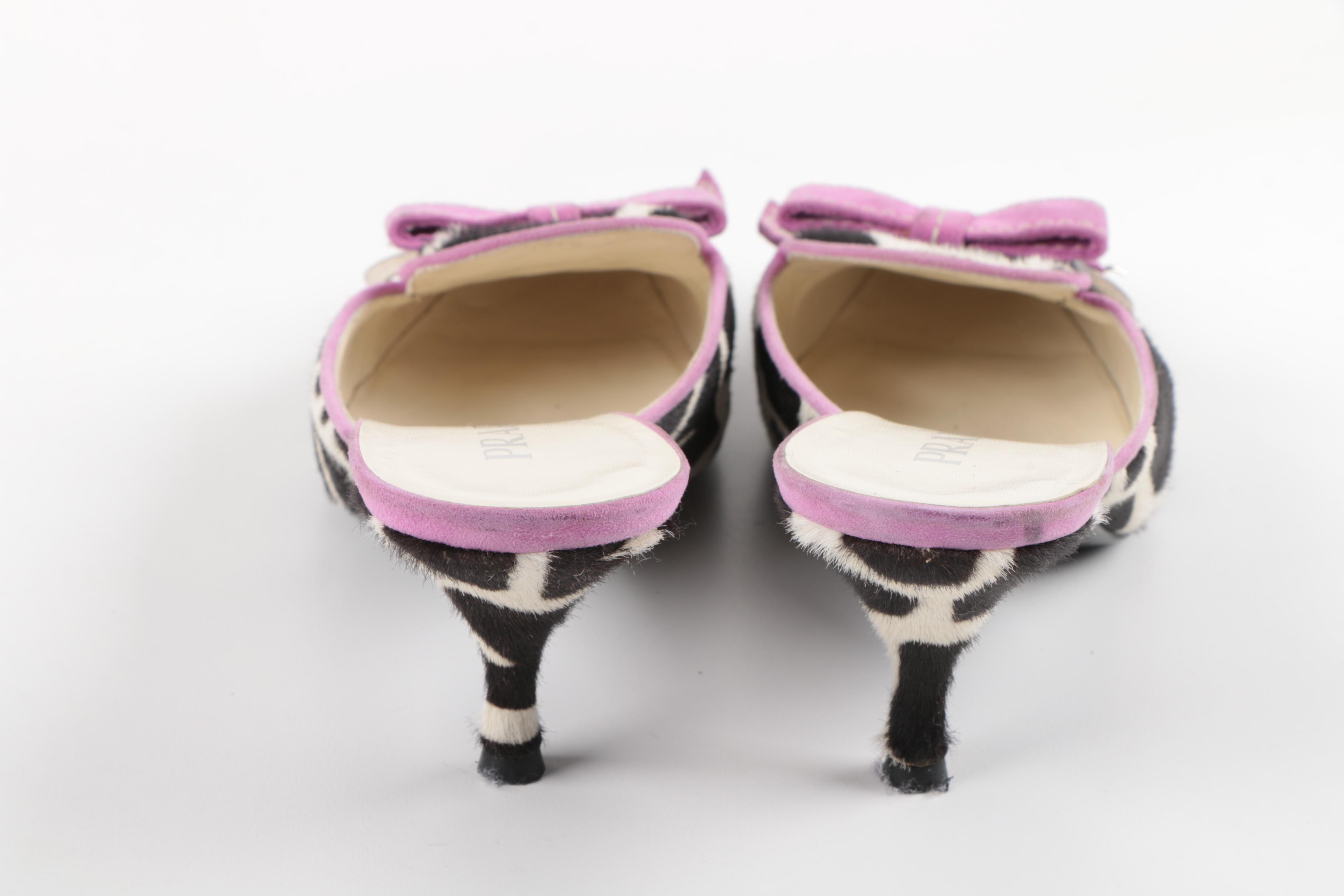 Prada Calf Hair Mules