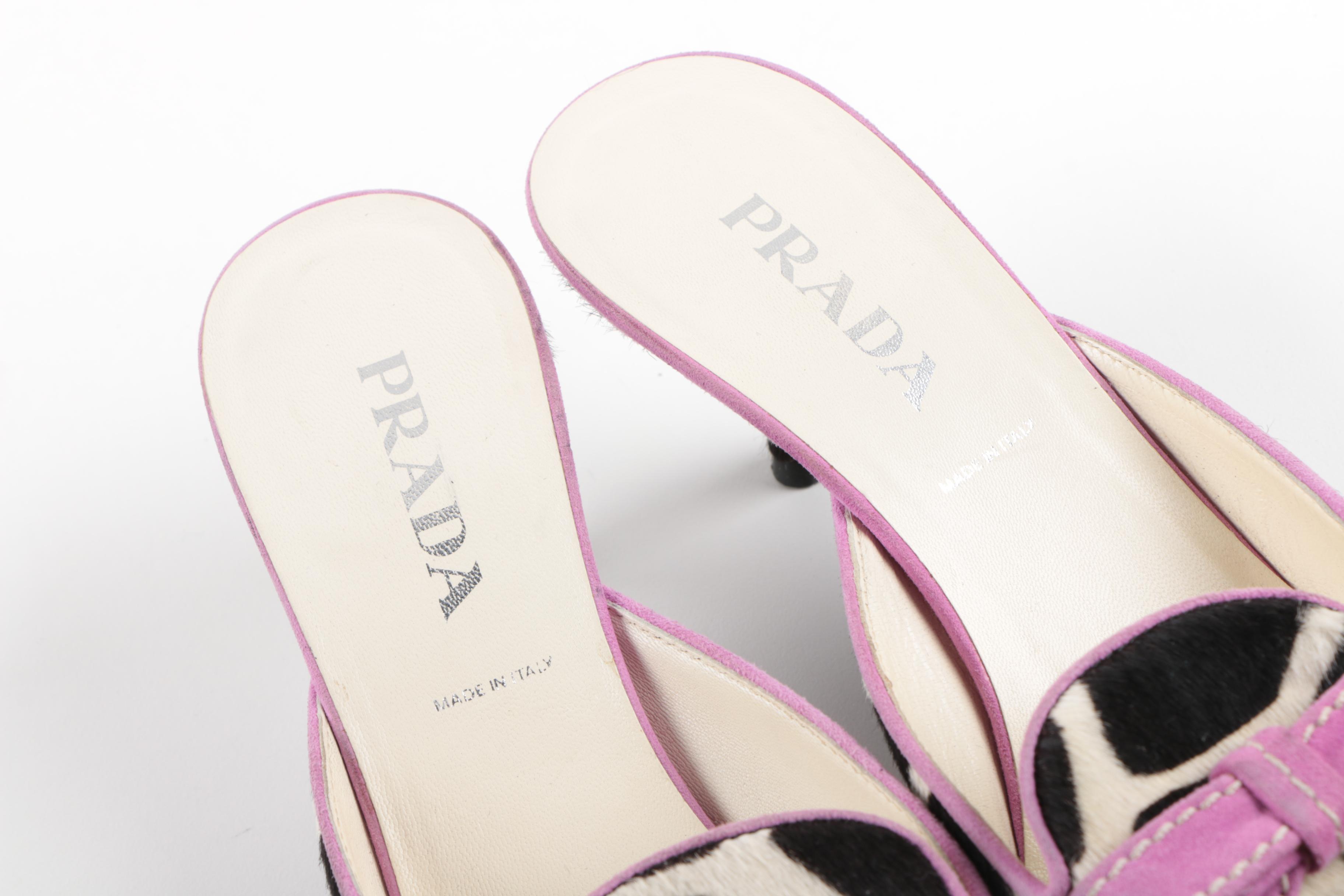 Prada Calf Hair Mules
