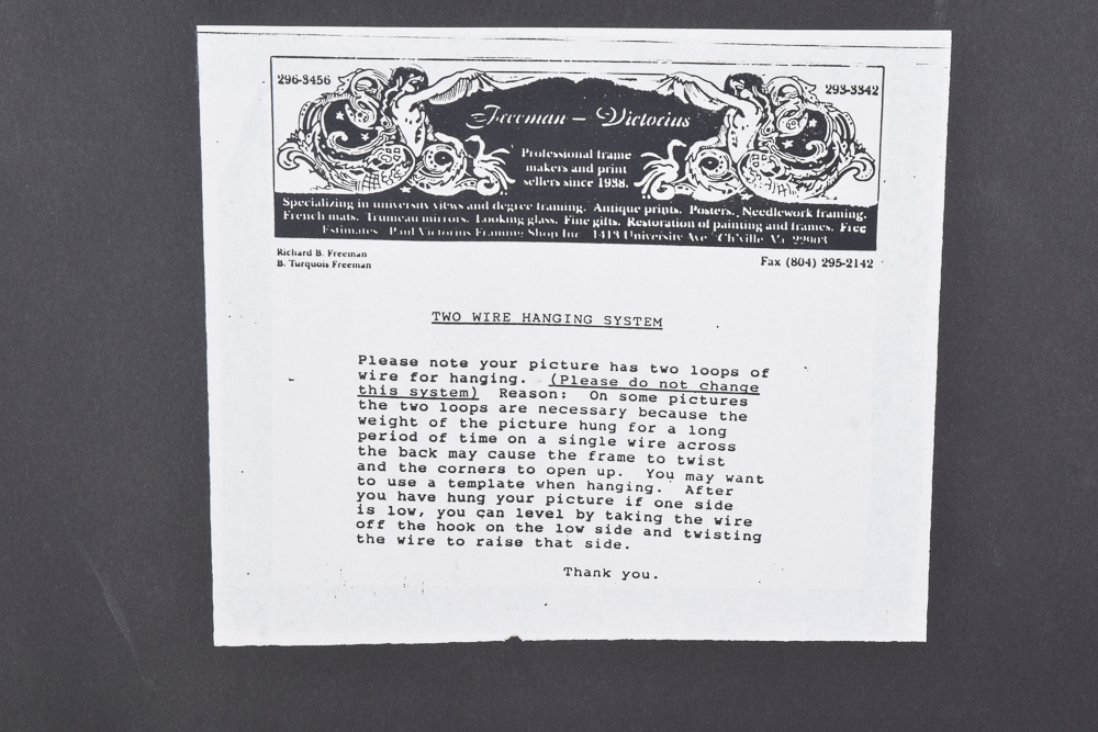 Vintage 1943 "Freedom From Fear" OWI Poster After Norman Rockwell