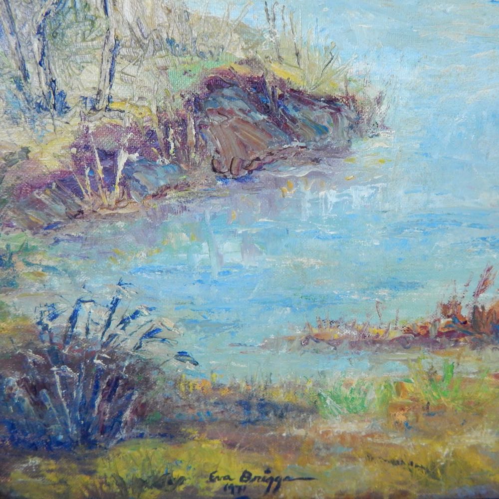 3 Oil on Board Paintings By Briggs & 1 By Chiles