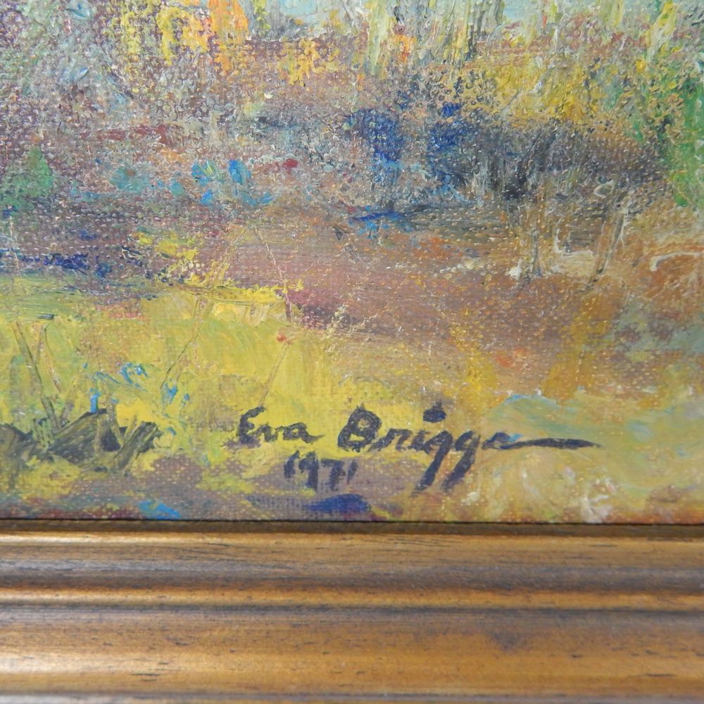 3 Oil on Board Paintings By Briggs & 1 By Chiles
