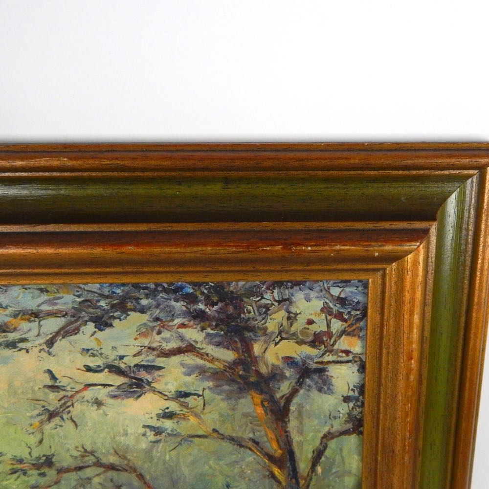 3 Oil on Board Paintings By Briggs & 1 By Chiles