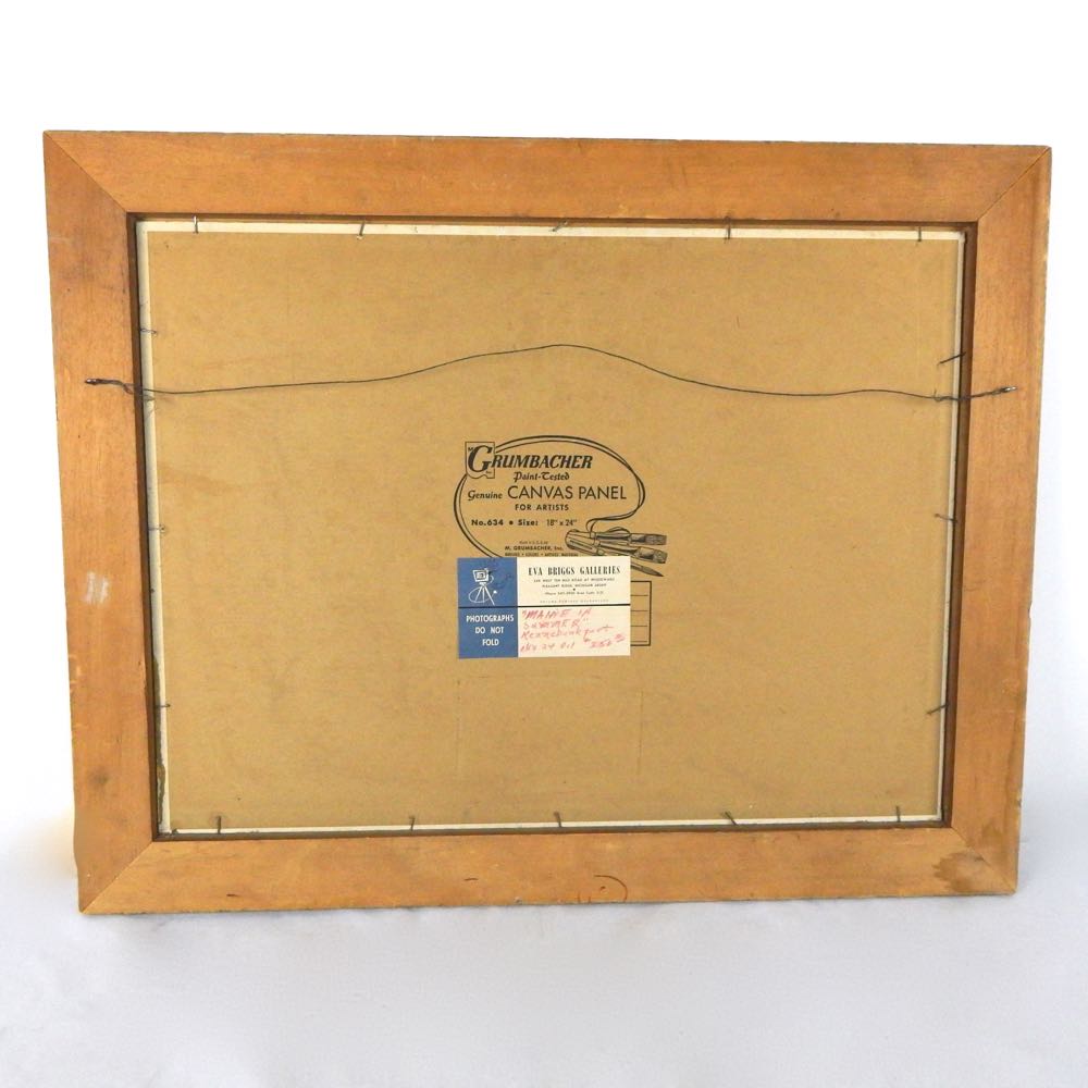 3 Oil on Board Paintings By Briggs & 1 By Chiles