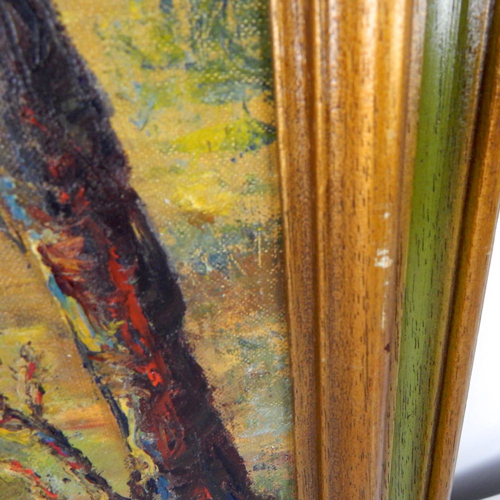 3 Oil on Board Paintings By Briggs & 1 By Chiles