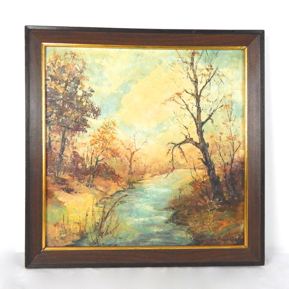 3 Oil on Board Paintings By Briggs & 1 By Chiles