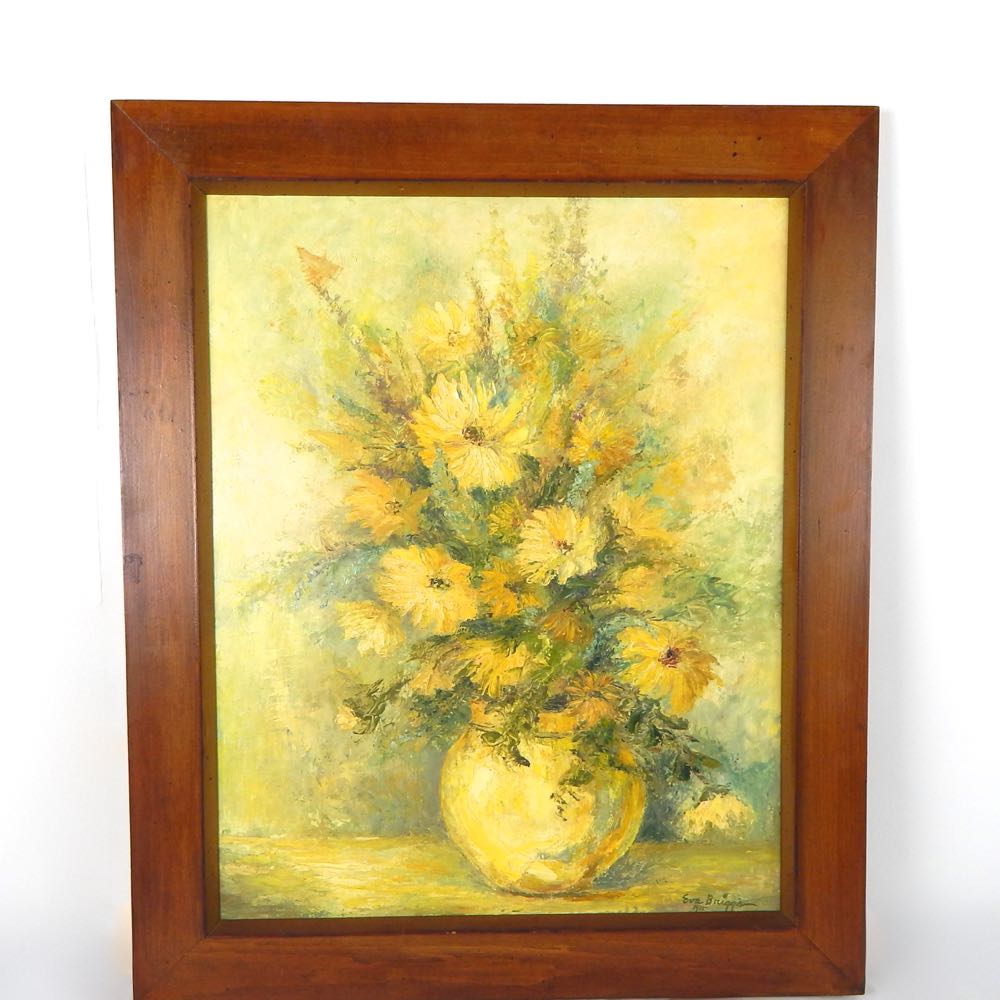 3 Oil on Board Paintings By Briggs & 1 By Chiles