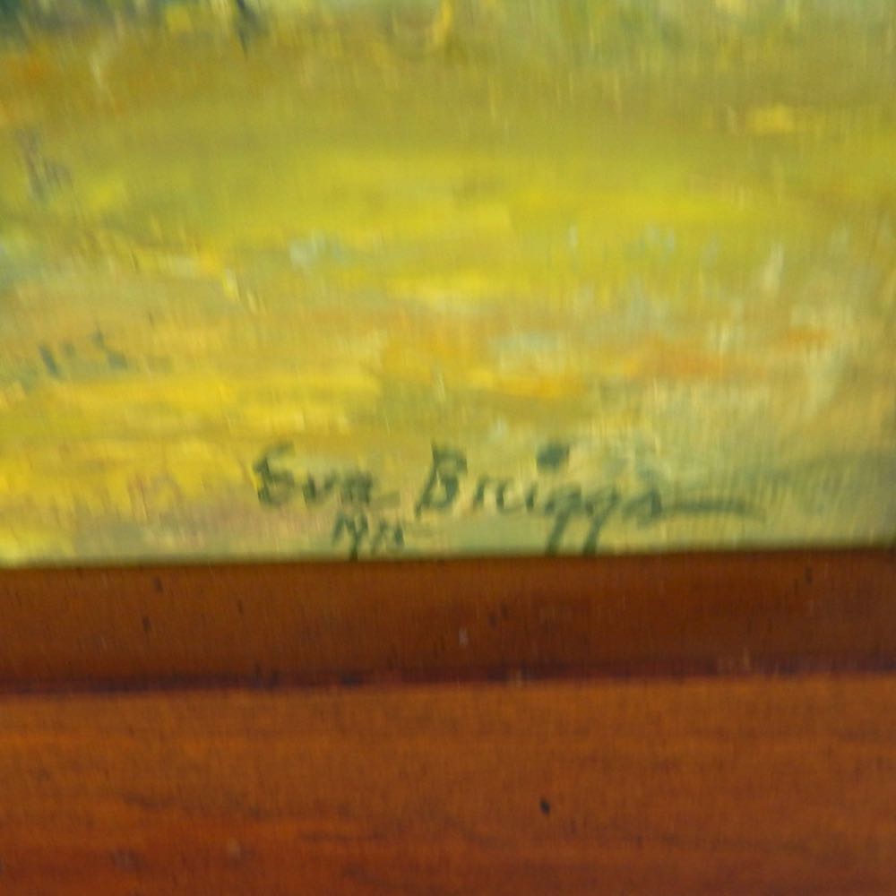 3 Oil on Board Paintings By Briggs & 1 By Chiles