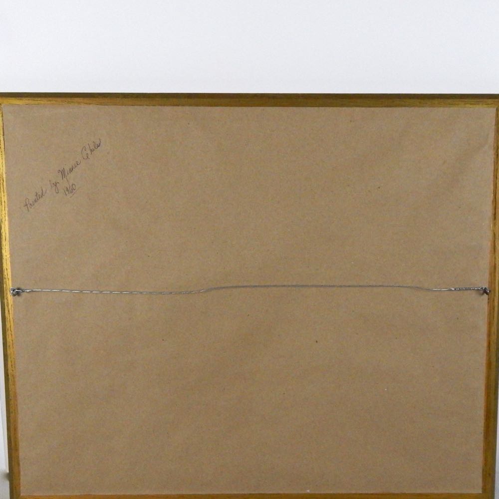 3 Oil on Board Paintings By Briggs & 1 By Chiles