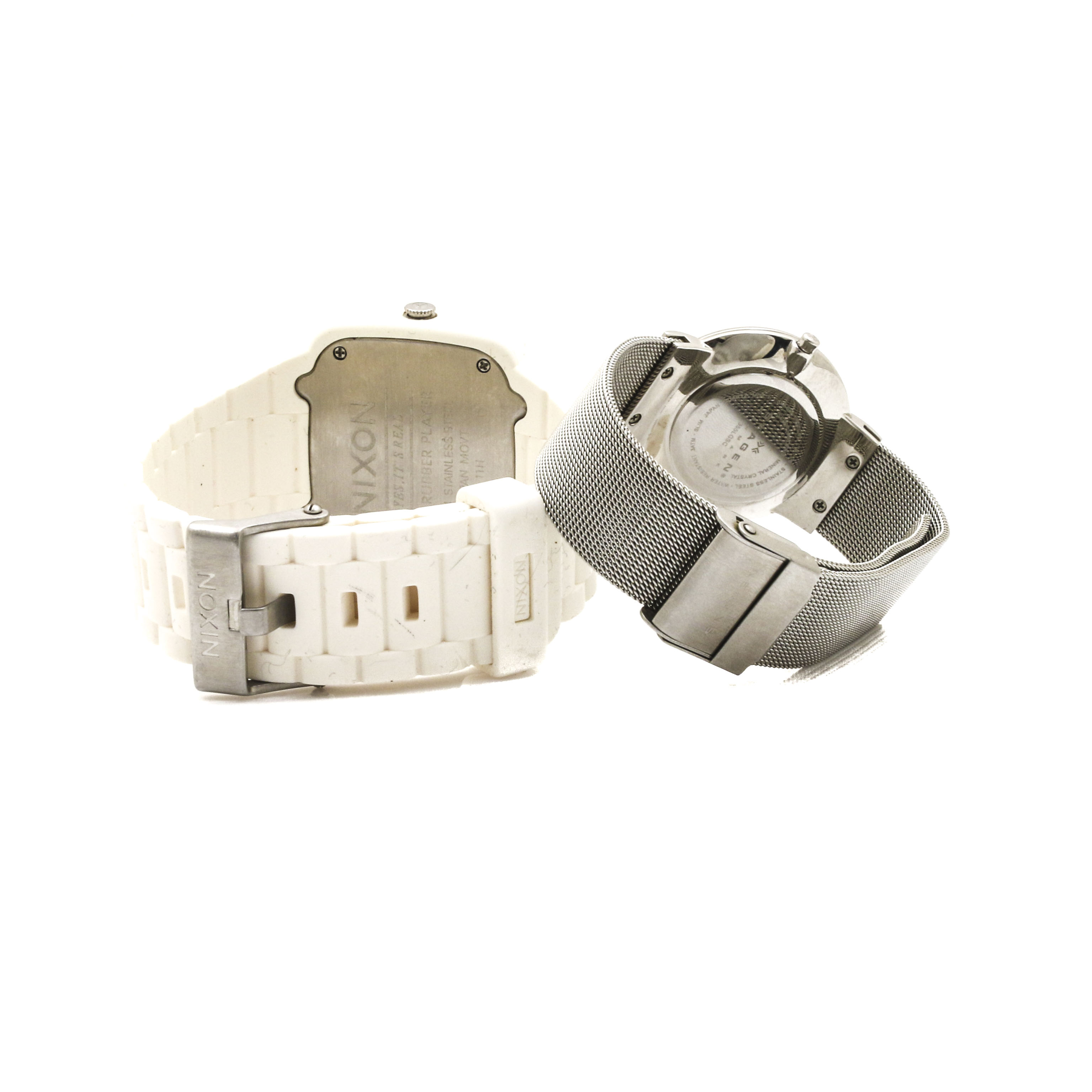 Skagen and Nixon Stainless Steel Watches