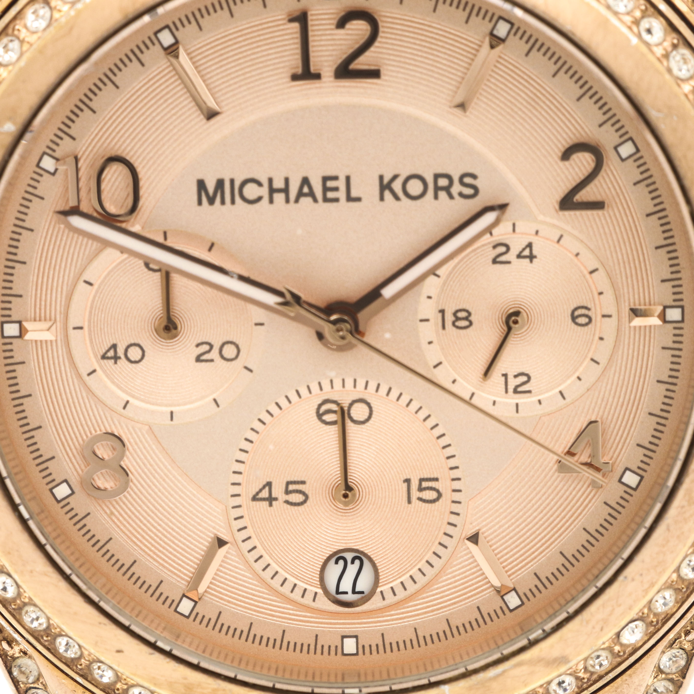 Michael Kors Rose Gold Tone Stainless Steel Watch
