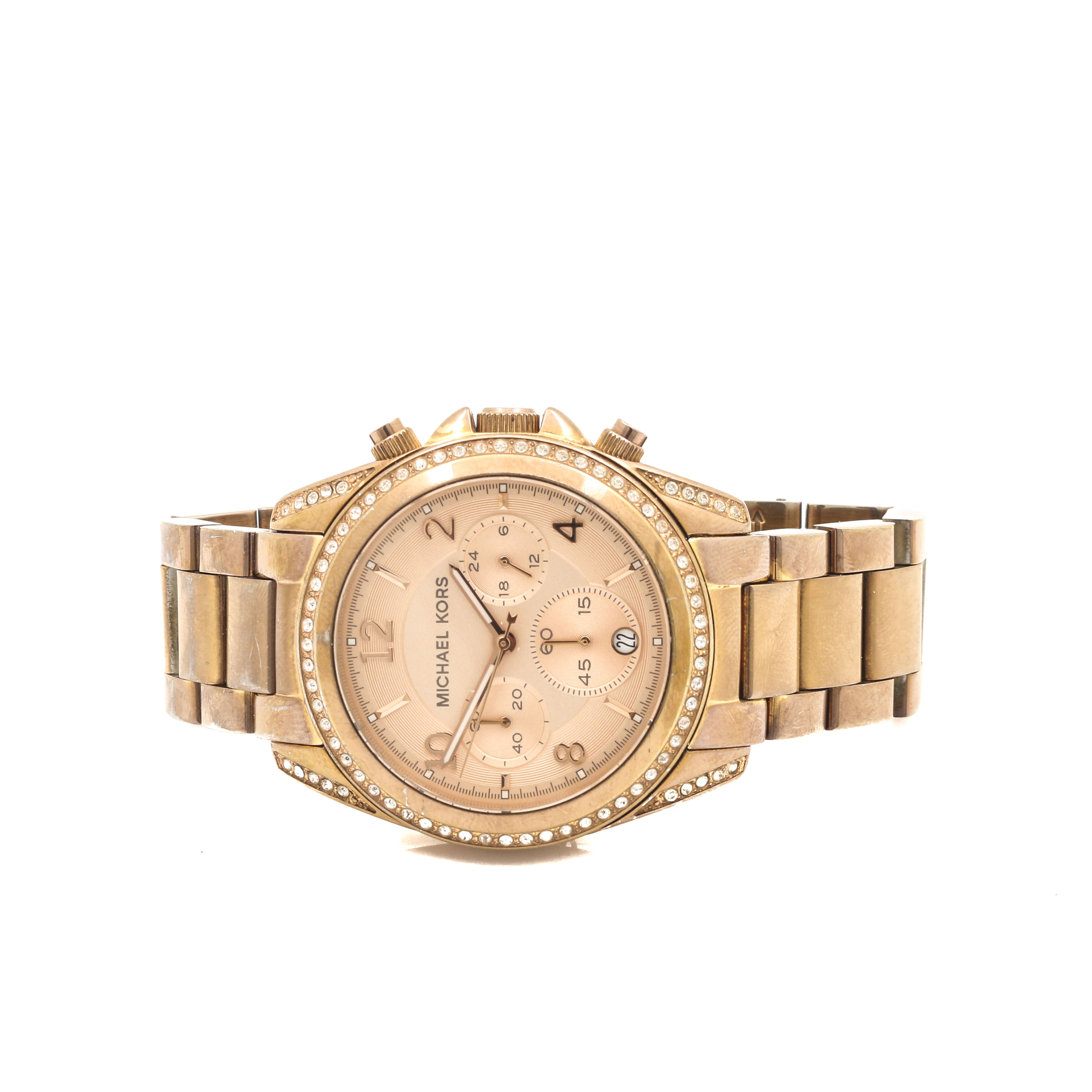 Michael Kors Rose Gold Tone Stainless Steel Watch