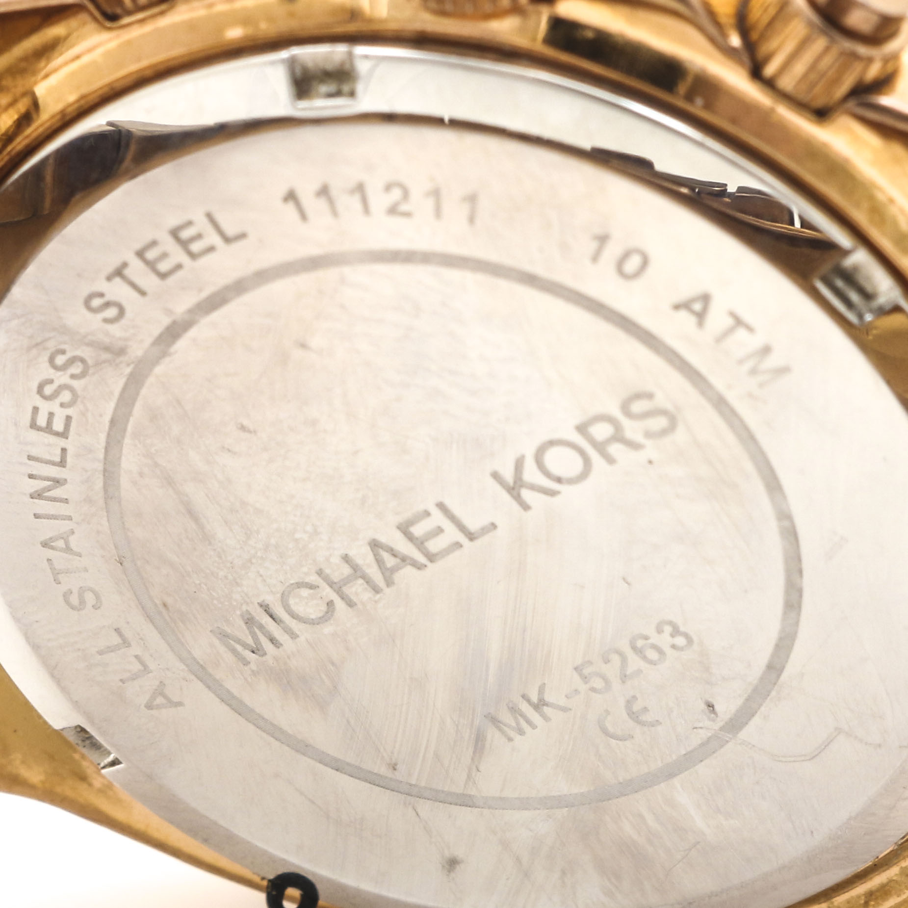 Michael Kors Rose Gold Tone Stainless Steel Watch