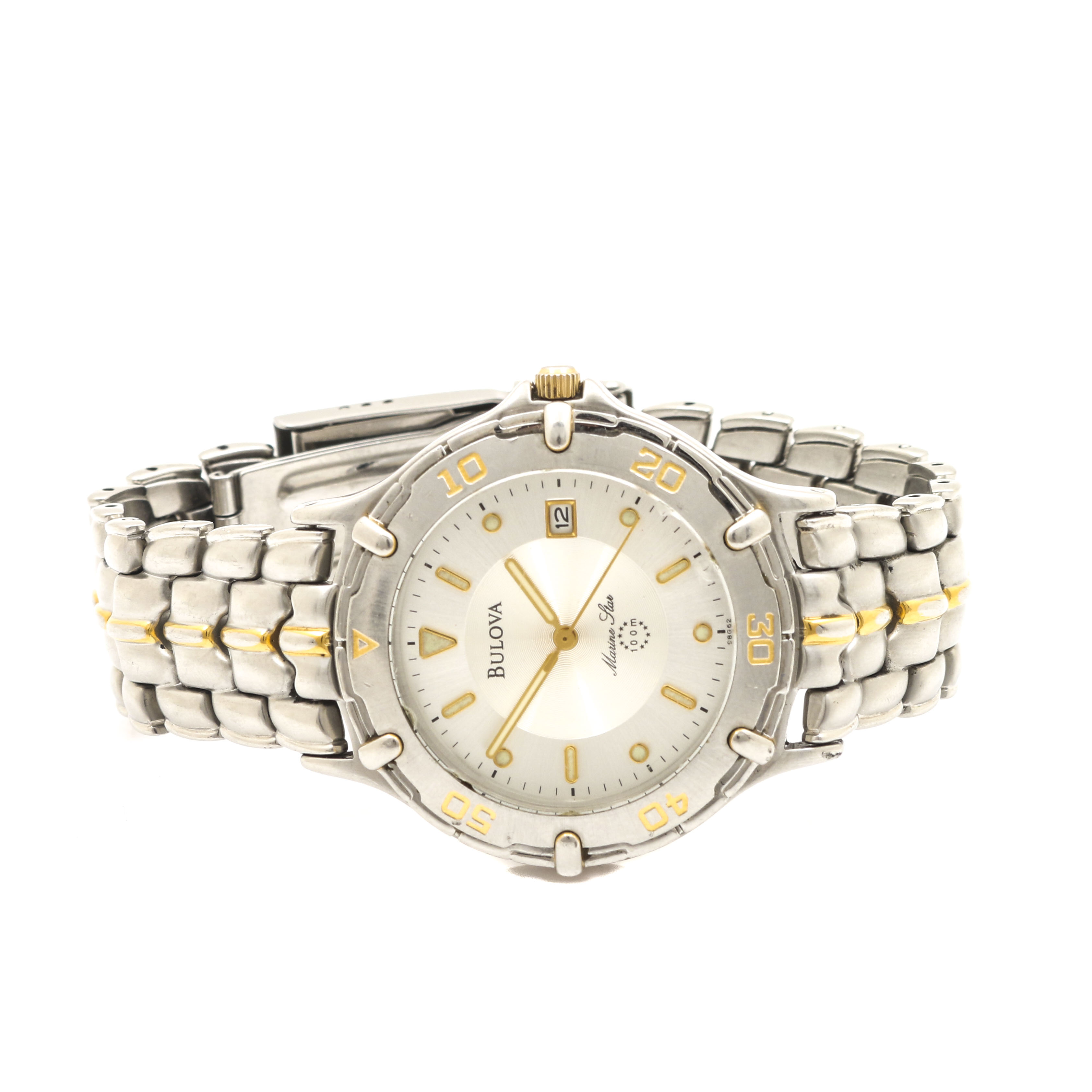 Bulova Marine Star Stainless Steel Watch