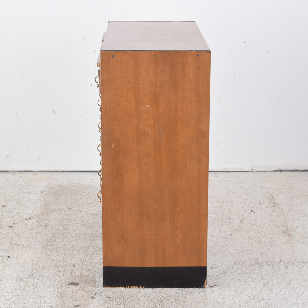 Vintage Library Card Catalog Cabinet