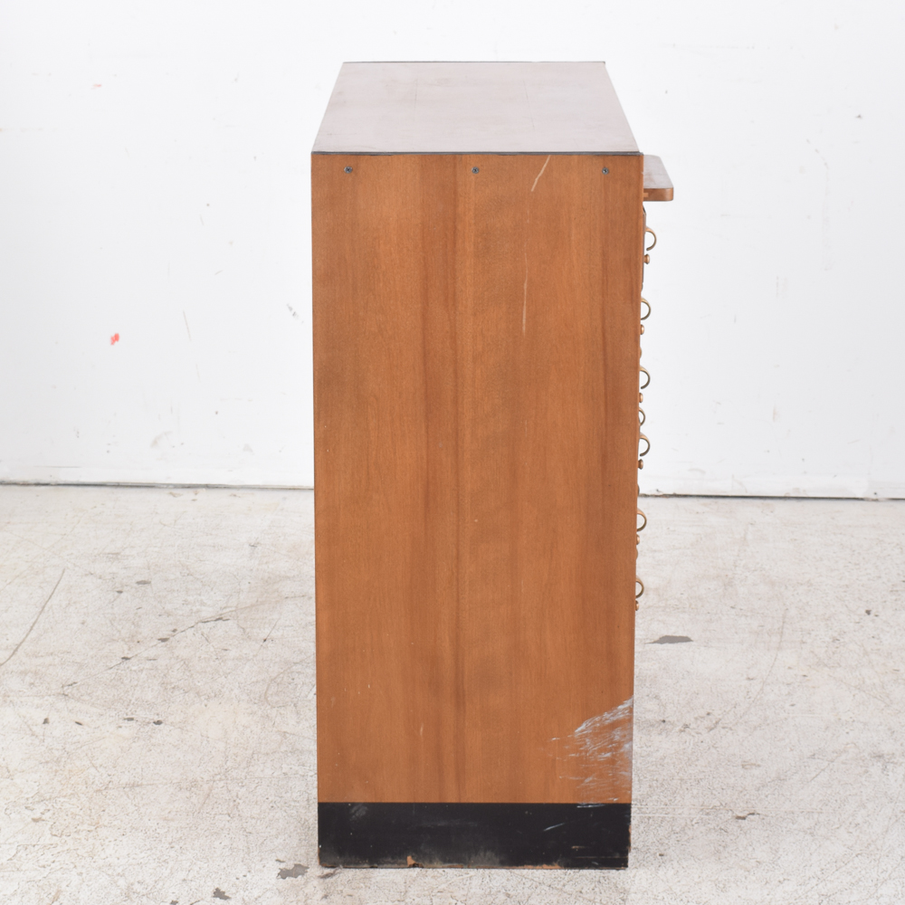 Vintage Library Card Catalog Cabinet