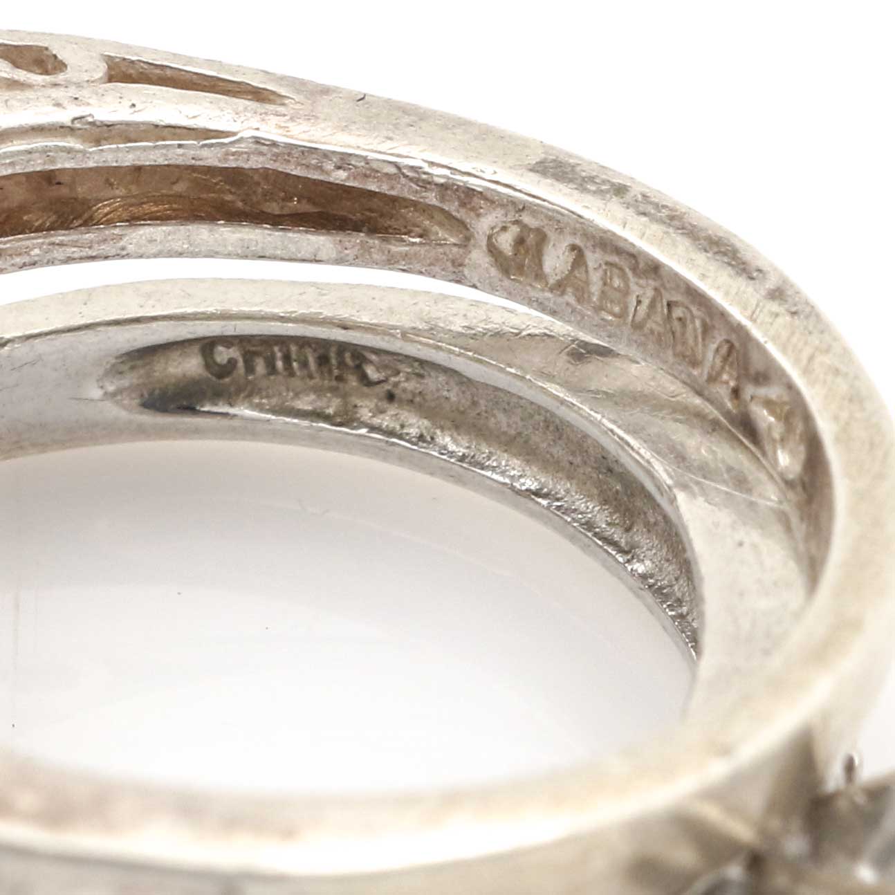 Selection of Sterling Silver Rings With Cubic Zirconia