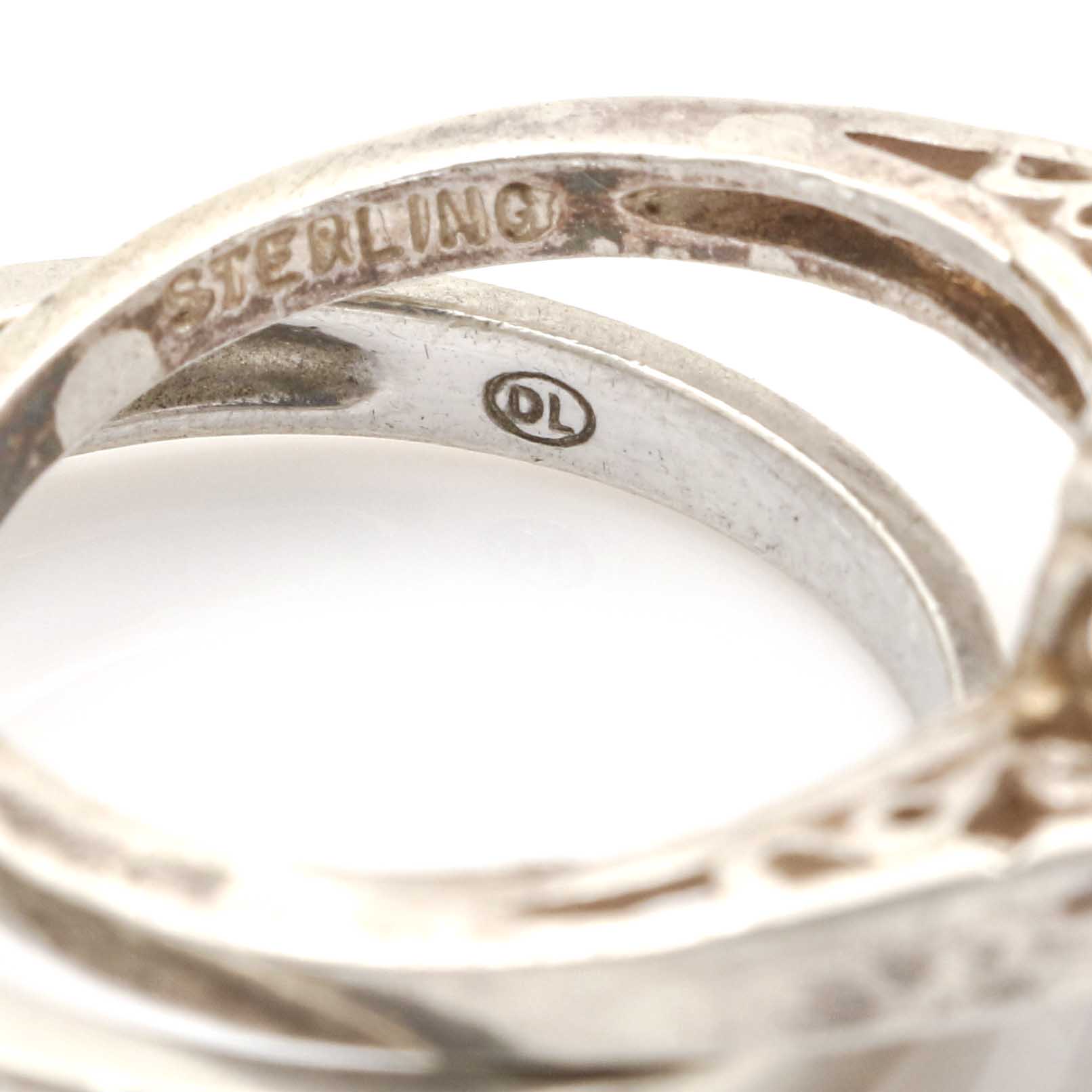 Selection of Sterling Silver Rings With Cubic Zirconia